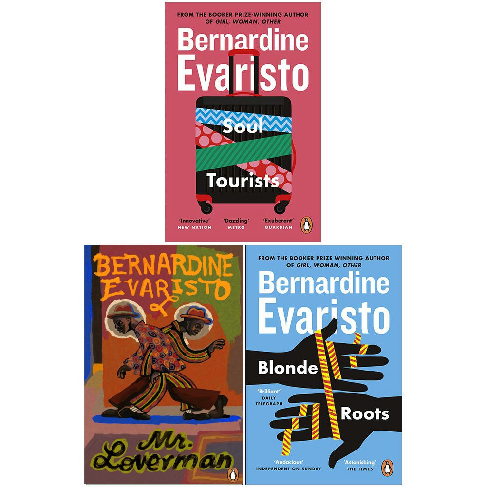 Penguin Bernardine Evaristo Collection 3 Books Set (Soul Tourists, Mr Loverman, Blonde Roots)