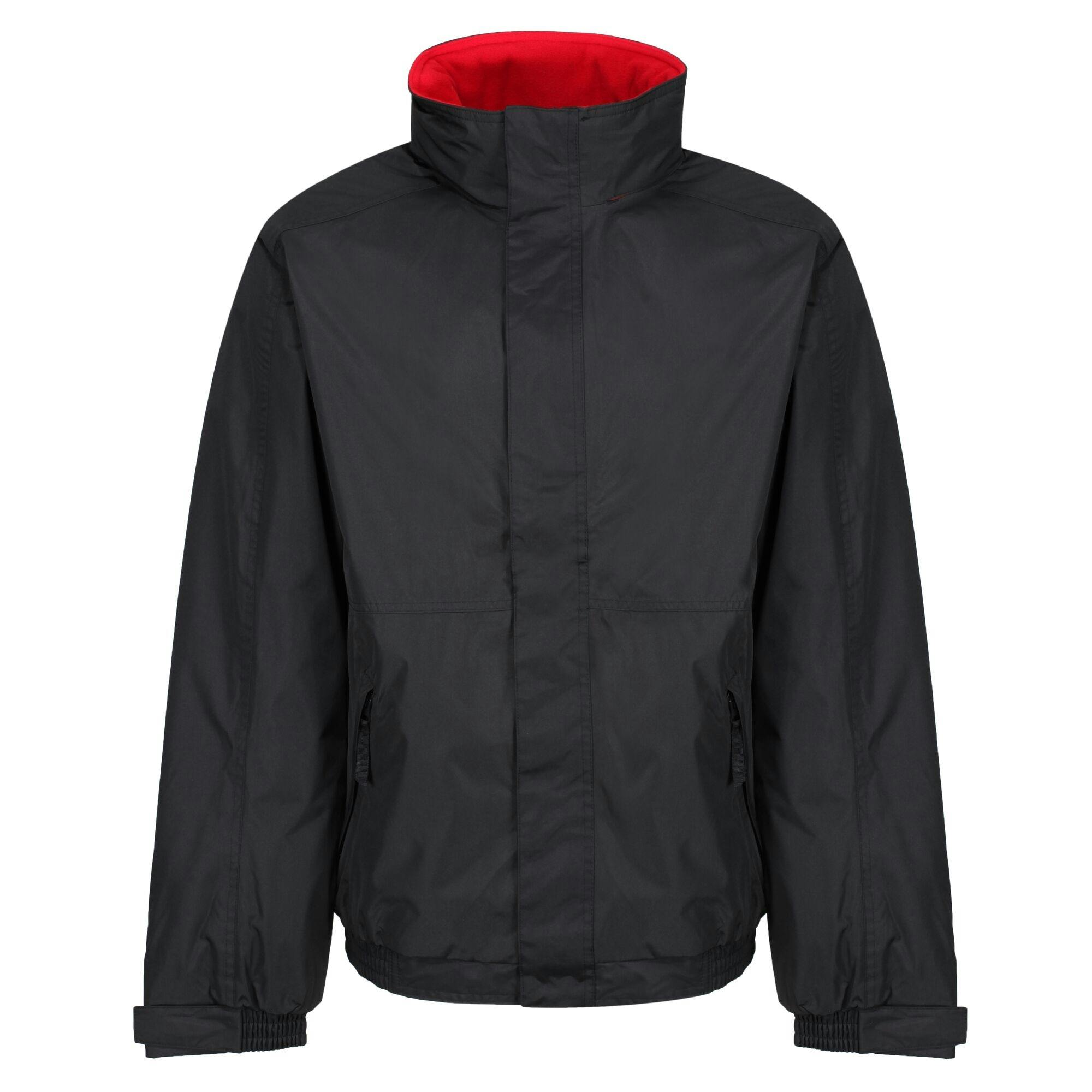 Regatta Men's Black/Red Dover Waterproof Insulated Jacket - L - 100% Hydrafort Polyester