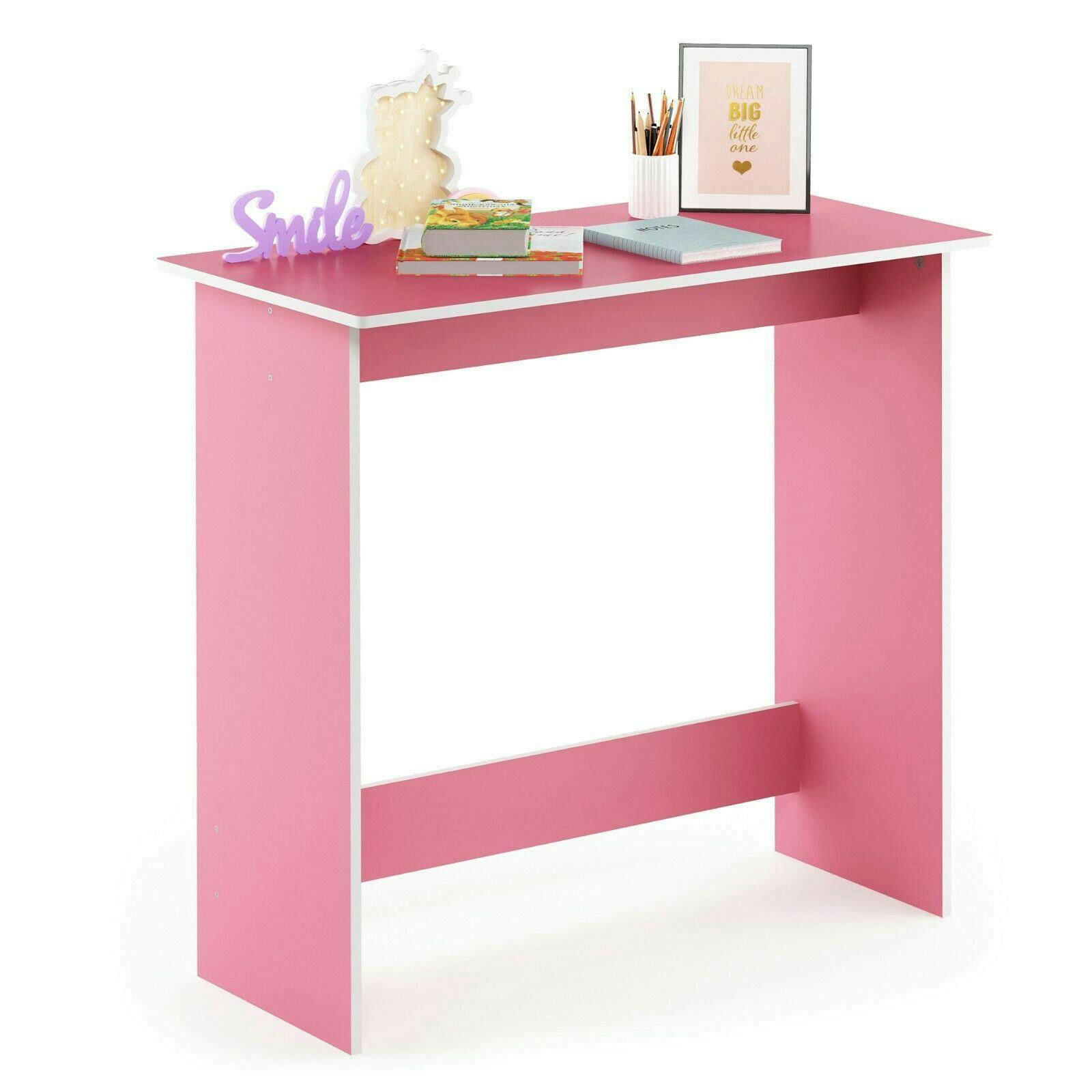 Walplus Pink/White Contemporary Table | Simplistic Study Table, With Functional Design