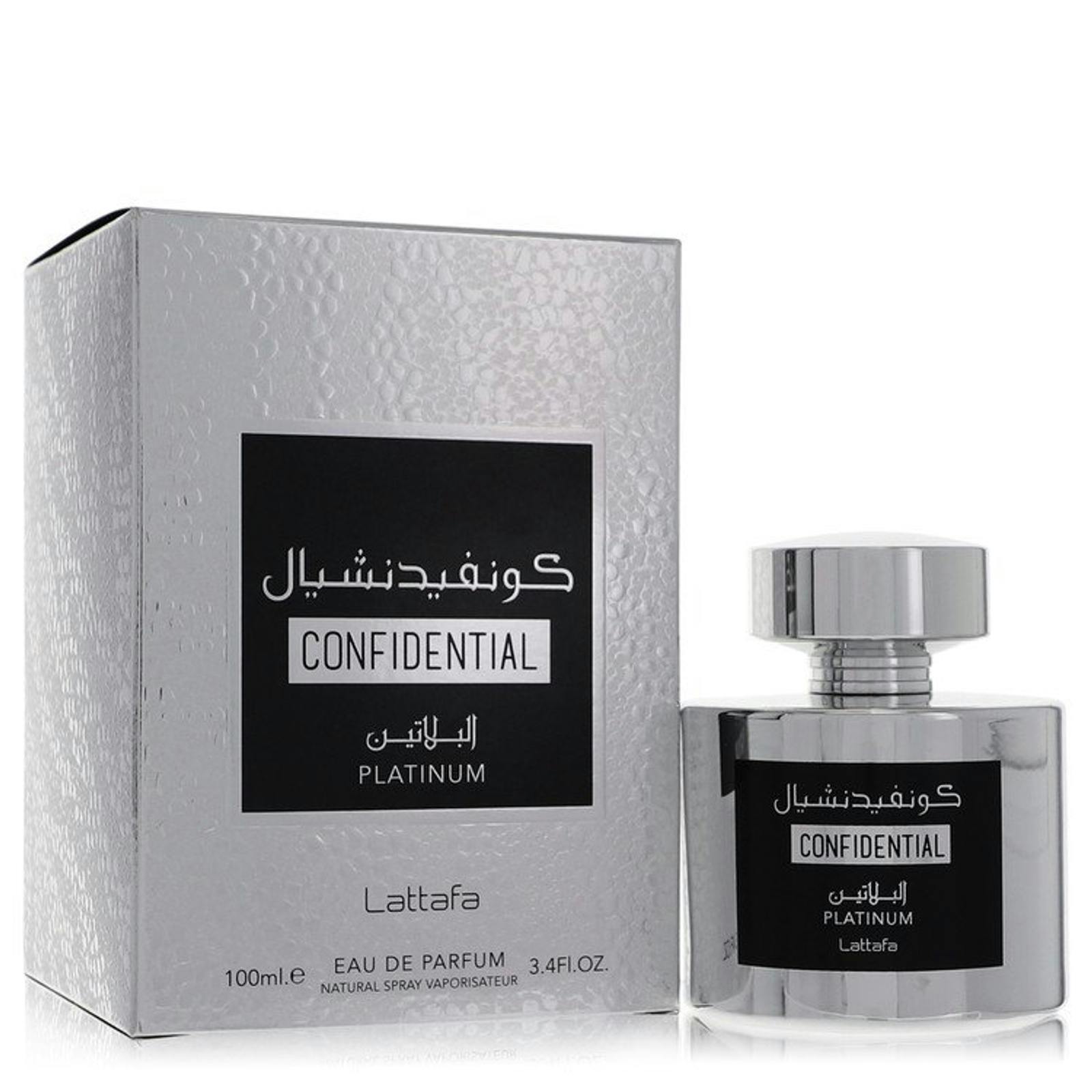Lattafa Unisex Dark Confidential Platinum Eau De Parfum 100 Ml - 100 Ml