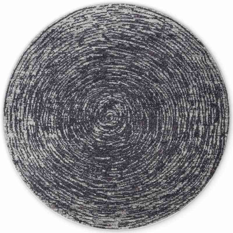 Hanse Home Dark/Grey Gloria Round Rug – Cavallo - Ø 160 Cm
