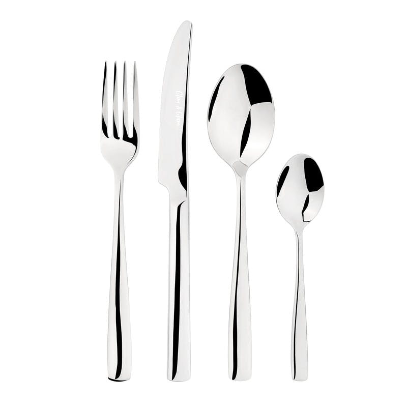 Glim & Glam Cutlery Sets Stainless Steel 18/8 4Pc Set Catering Simplicity
