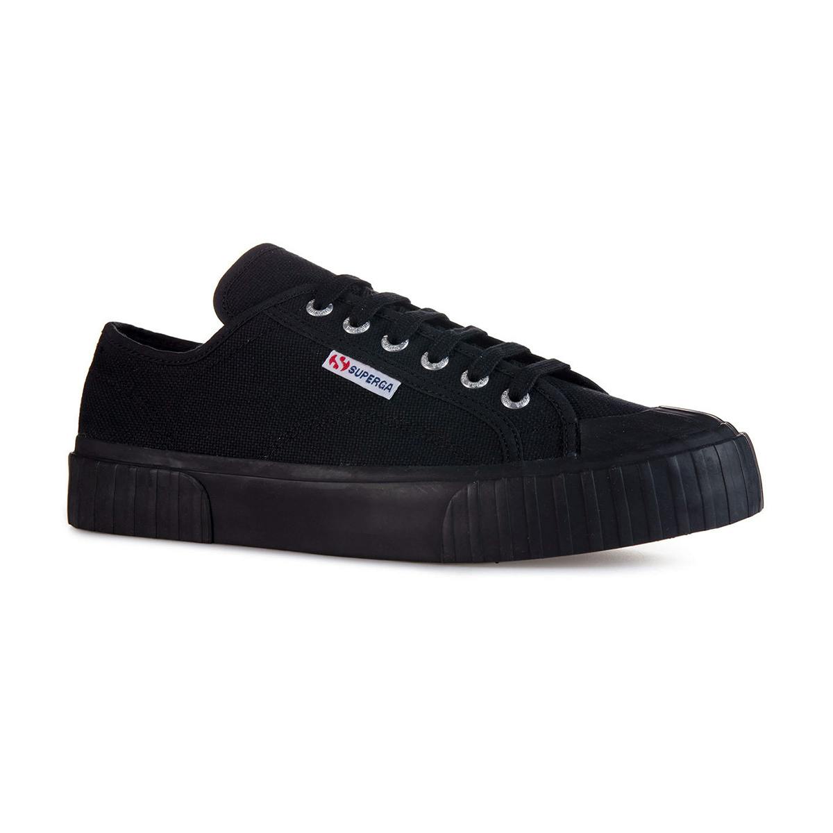 Superga Unisex Black Adult 2630 Cotu Trainers - 2.5 Uk - 100% Mixed