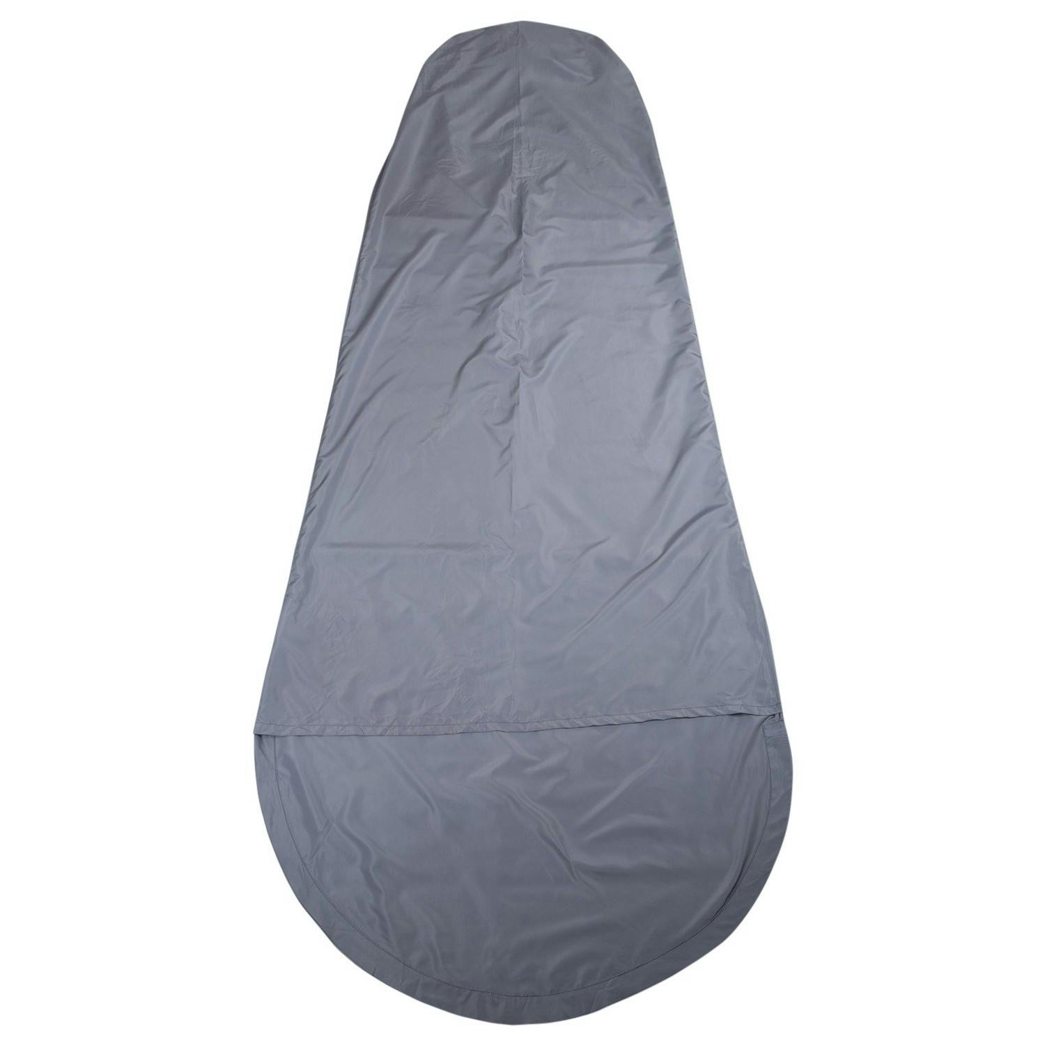 Mountain Warehouse Grey Microfibre Mummy Sleeping Bag Liner - One Size