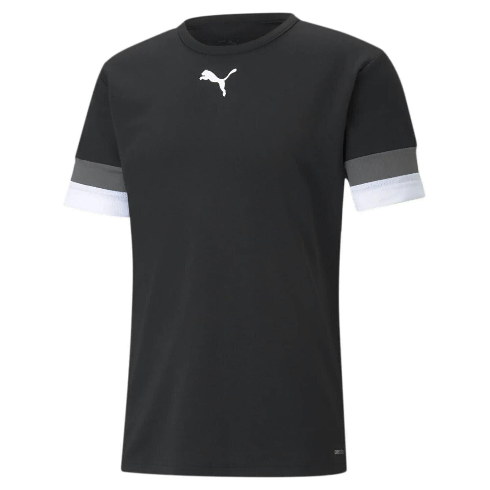 Puma Men's Black Teamrise T Shirt Drycell Football Jersey 704932 - S