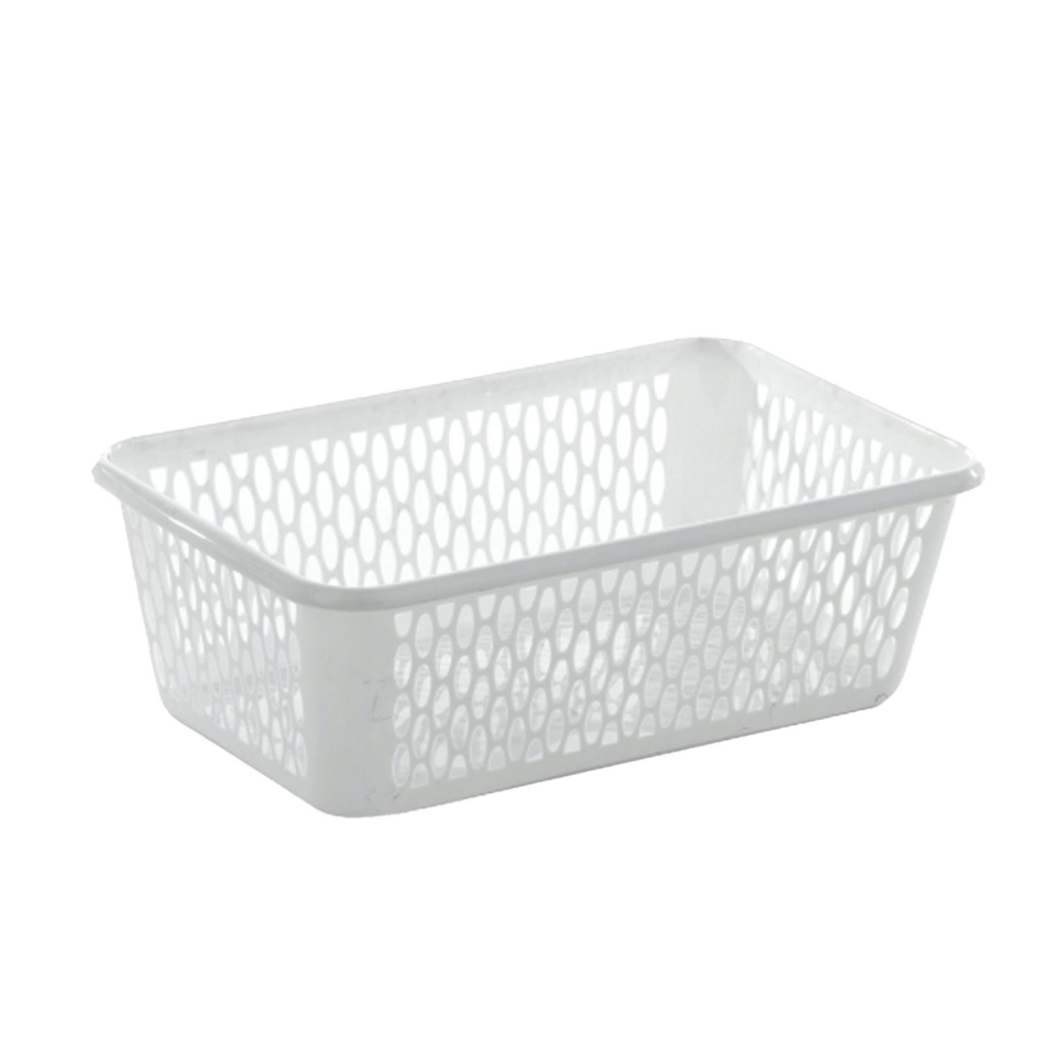 Leecroft Silver 25Cm Handy Basket 25 X 16 X 8Cm - One Colour - One Size - One Colour