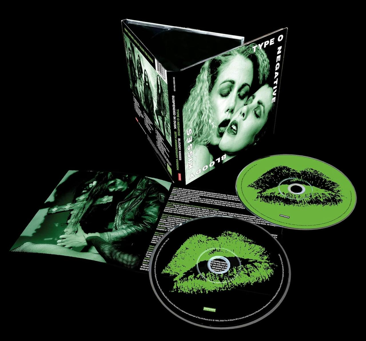 Eyesore Merch Silver/Black/White Type O Negative 'Bloody Kisses' 2Cd - Image 8
