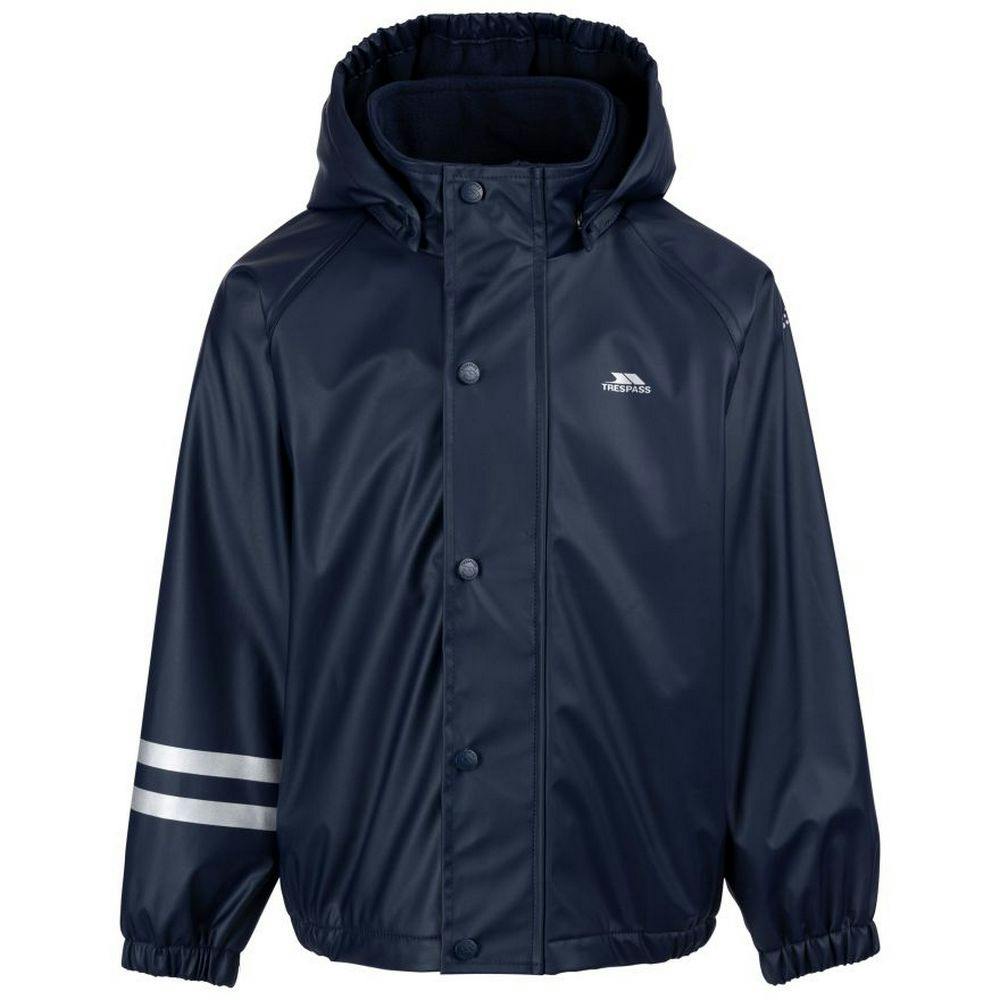 Trespass Baby Daire Waterproof Jacket - Navy - 18-24 Months - Navy - 100% Polyester Pu Coating