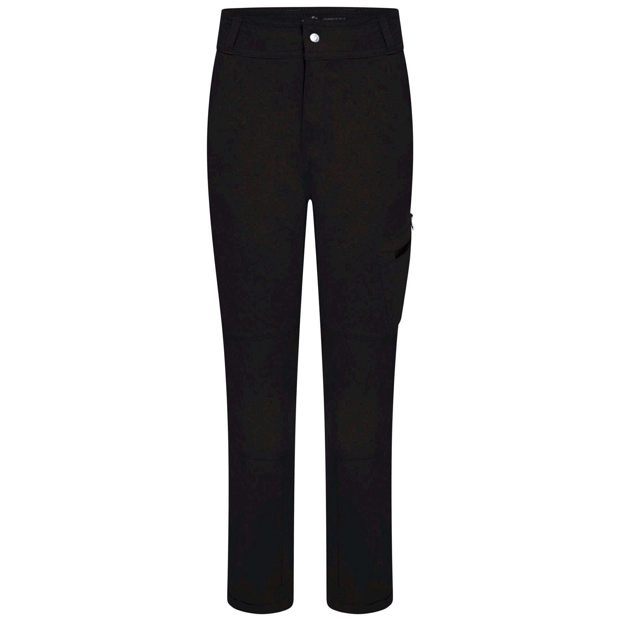 Dare 2B Black Childrens/Kids Reprise Ii Lightweight Trousers - 7-8 Years - 92% Polyamide/8% Elastane