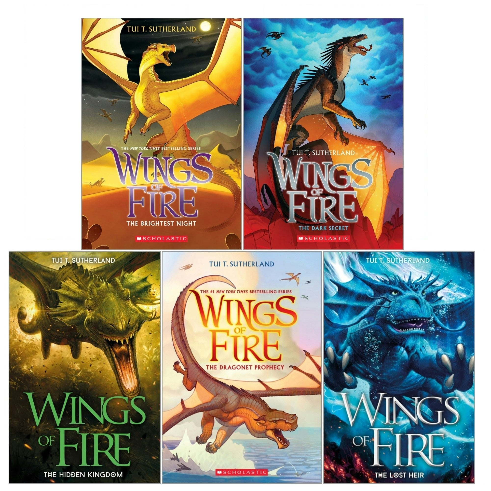 Wings Of Fire Series 5 Books Collection Set by Tui T. Sutherland Books 1-5 - Image 6
