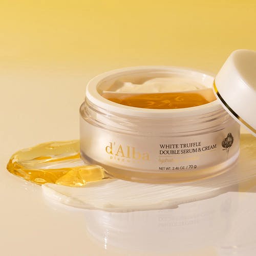 D'alba White/Cream Truffle Double Serum & 70G