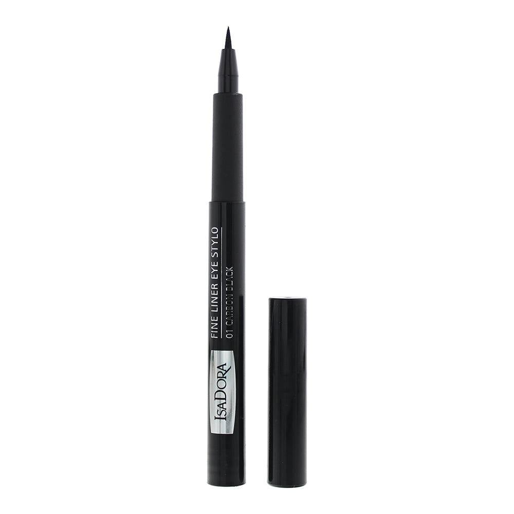 Isadora Black Fine Liner Eye Stylo 1.1Ml - 01 Carbon - Image 7