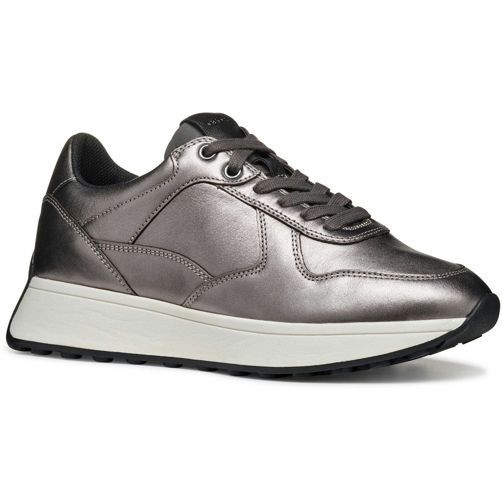 Geox Women's D Amabel A Sneakers - Gun - Size 5