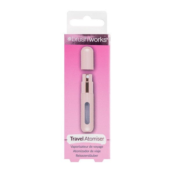 Brushworks Perfume Travel Atomiser Pink - Image 3