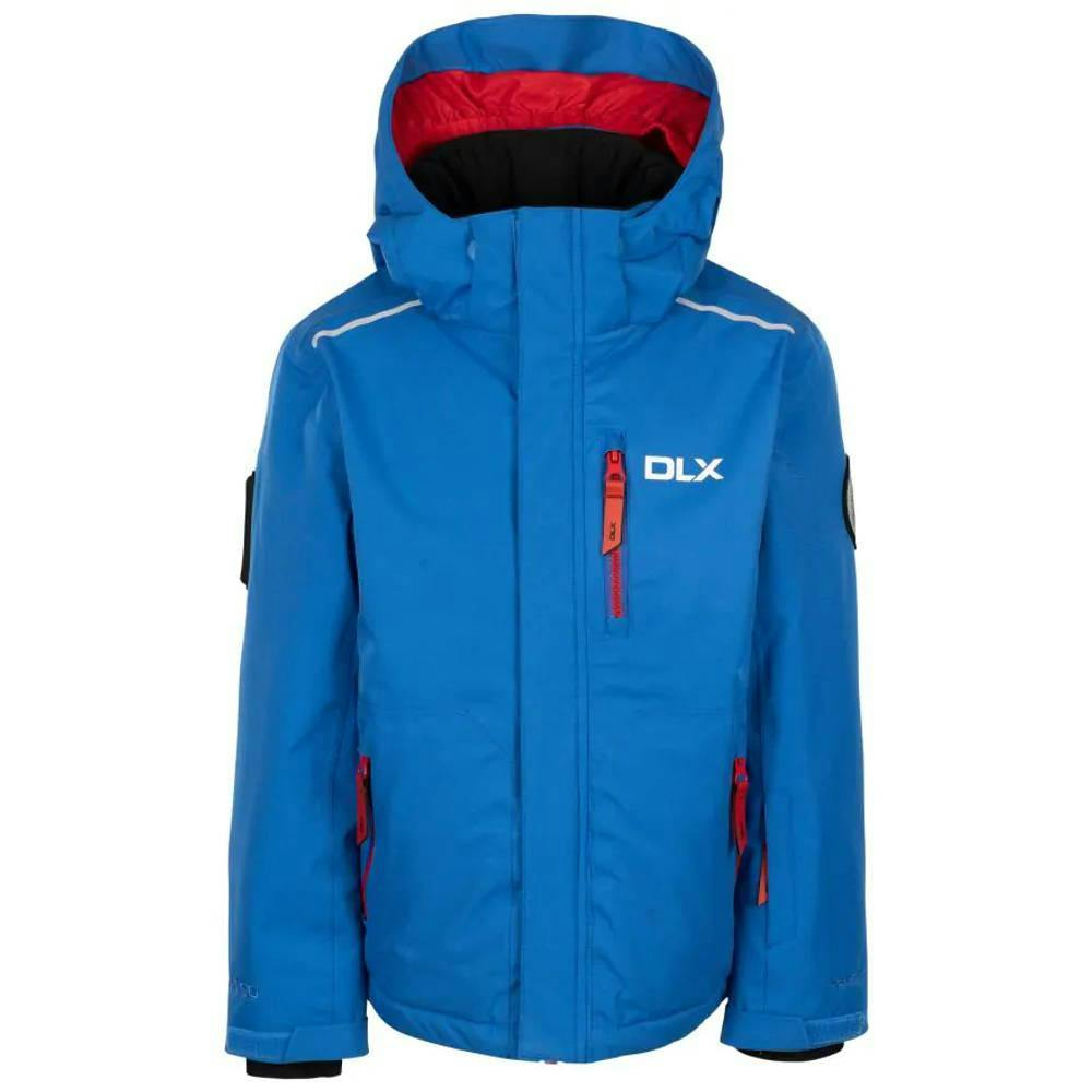 Trespass Blue Childrens/Kids Gordy Dlx Ski Jacket - 9-10 Years - 95% Polyester/5% Pu