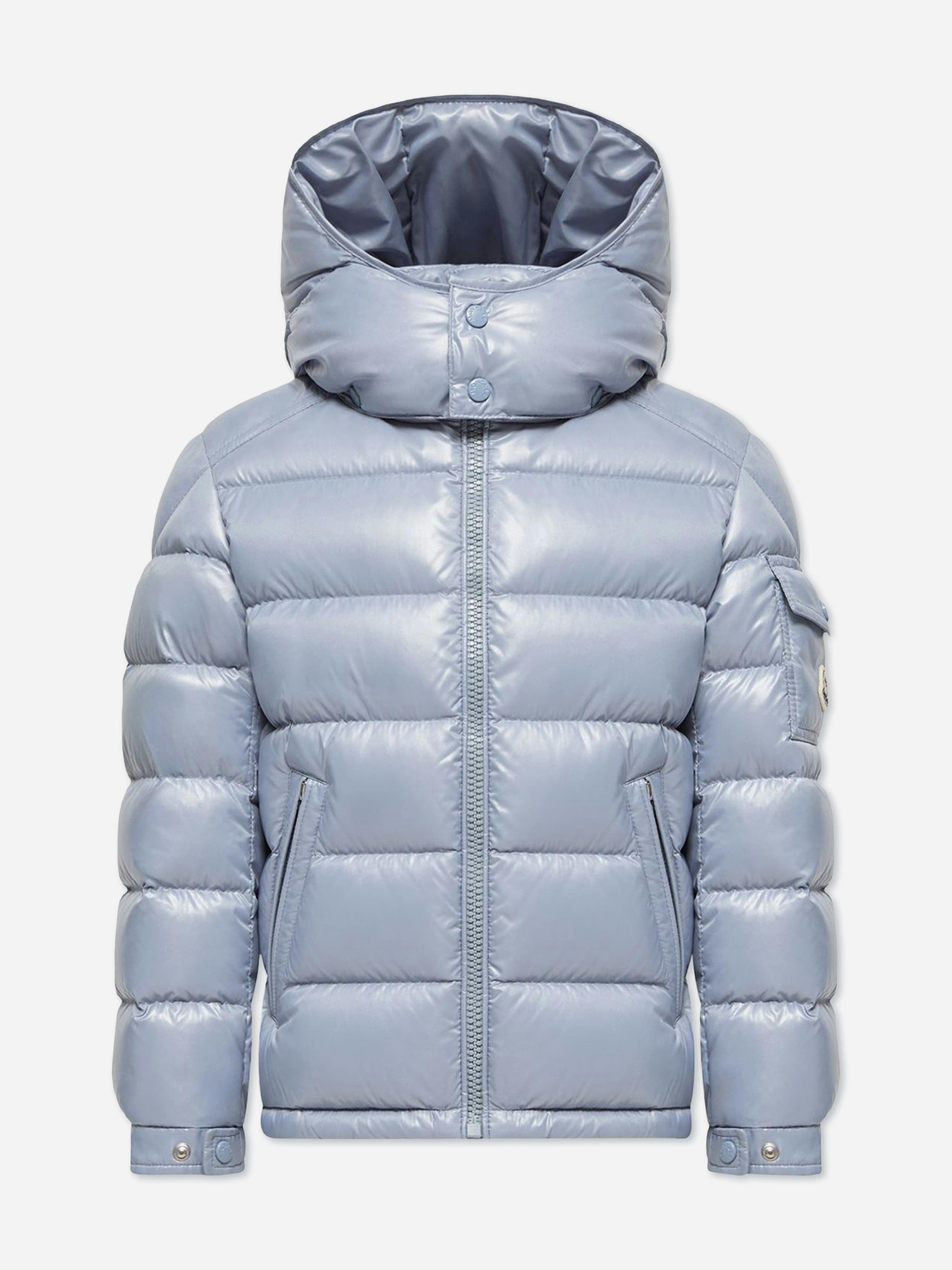Moncler Enfant Boys Blue Down Padded New Maya Jacket In - 4 Yrs