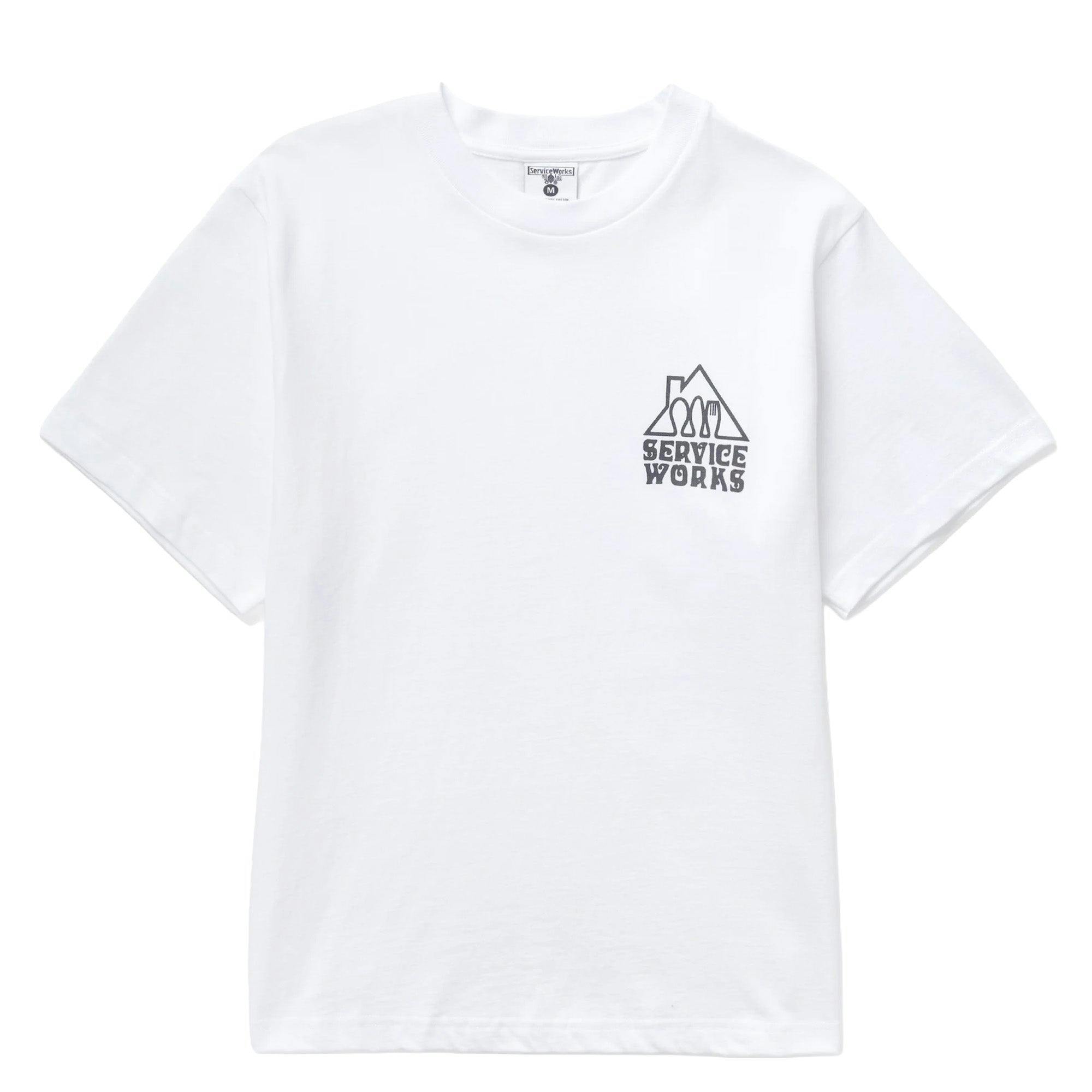 Service Works White Home Comforts T-Shirt - Medium