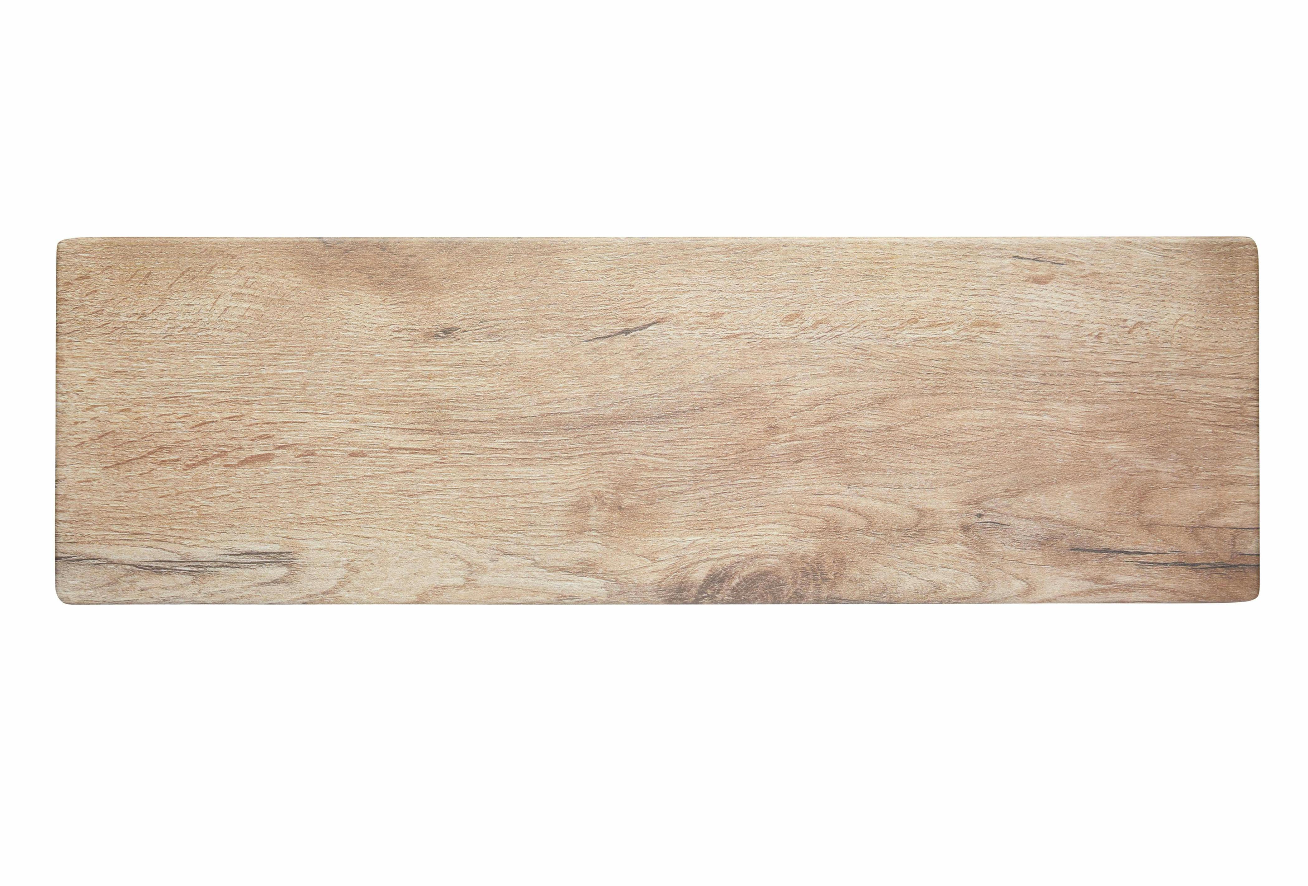 Rackhams Brown Summer Rectangular Melamine Wood-Effect Serving Platter - Melamine - Serving Platter