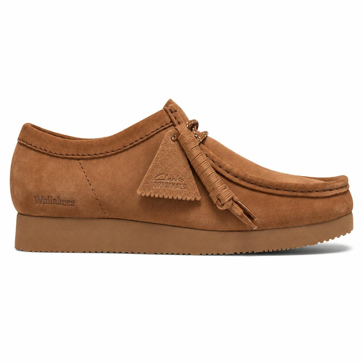 Clarks Originals Wallabee Lite - Cola Suede - Uk 10 - Image 4