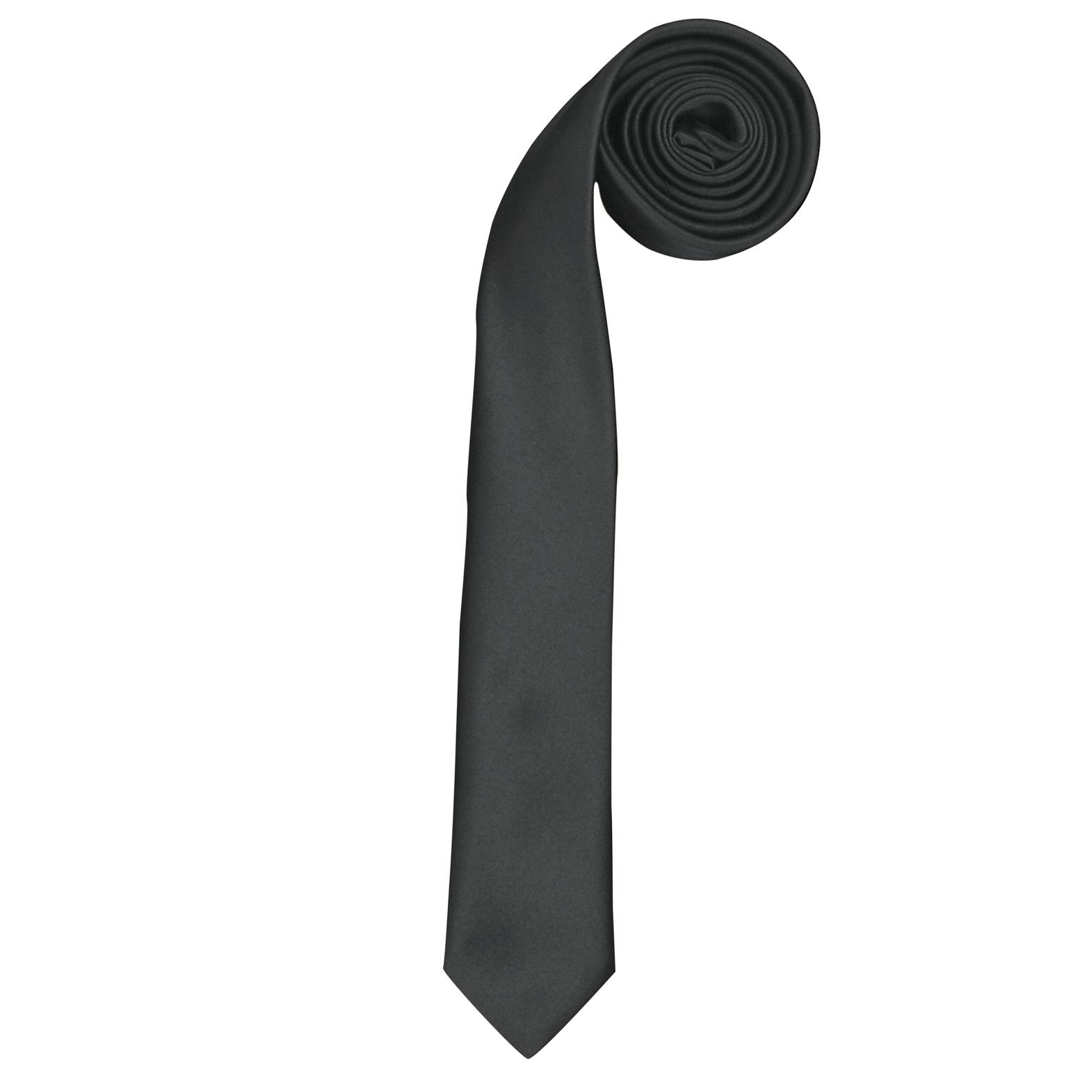 Premier Men's Black Tie - Slim Retro Work Tie Pack Of 2 In - Image 3