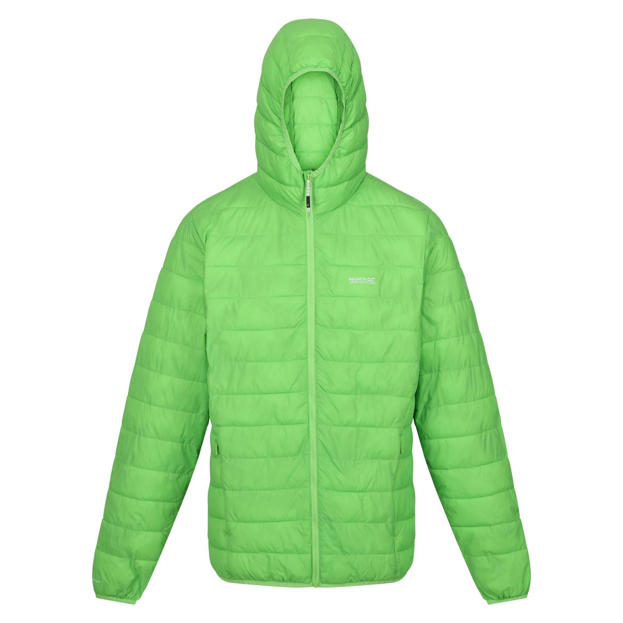 Regatta Men's Green Hillpack Hooded Lightweight Jacket - Jasmine - Jasmine - Xl - 100% Polyester