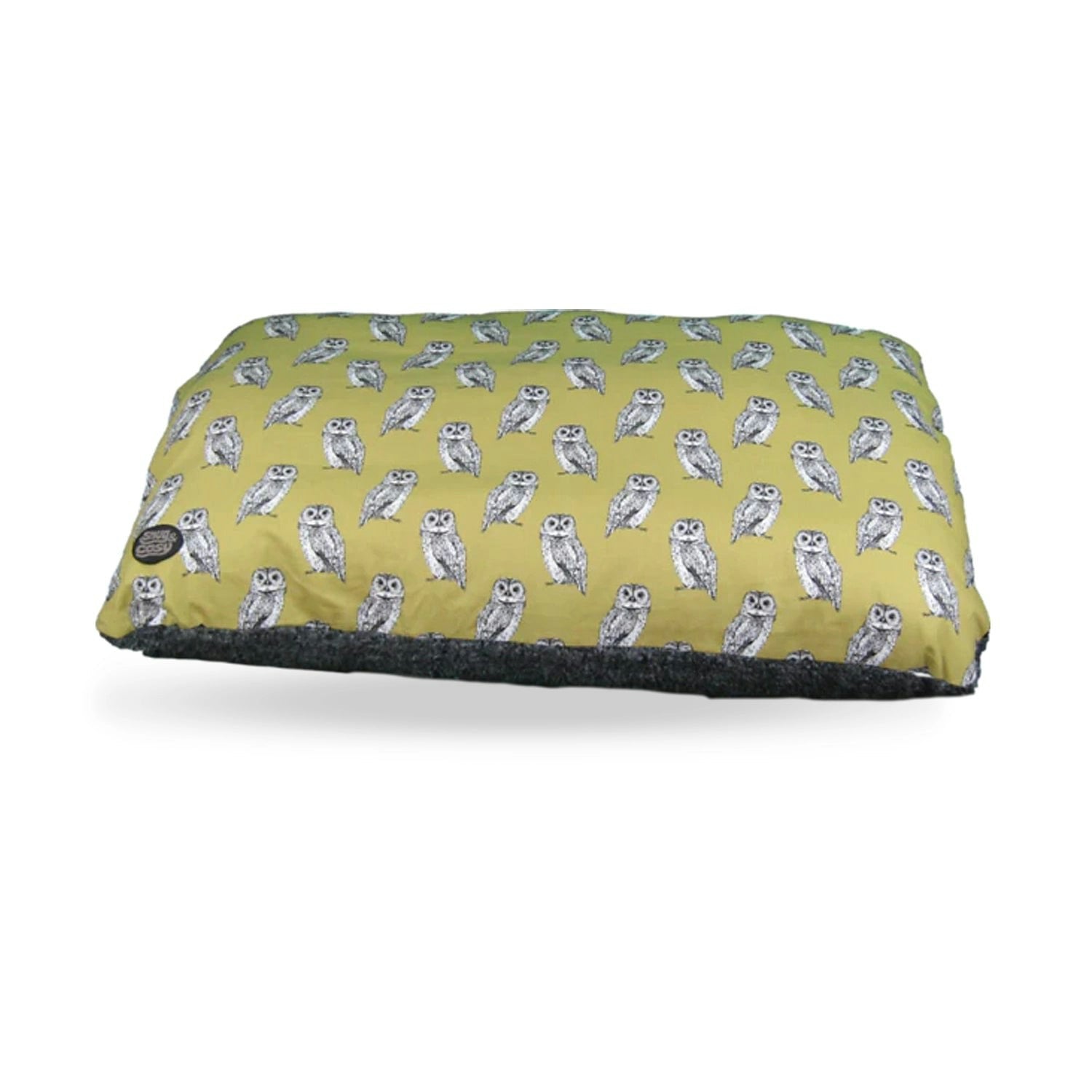 Snug And Cosy Pets Owl Print Lounger - 120Cm X 70Cm
