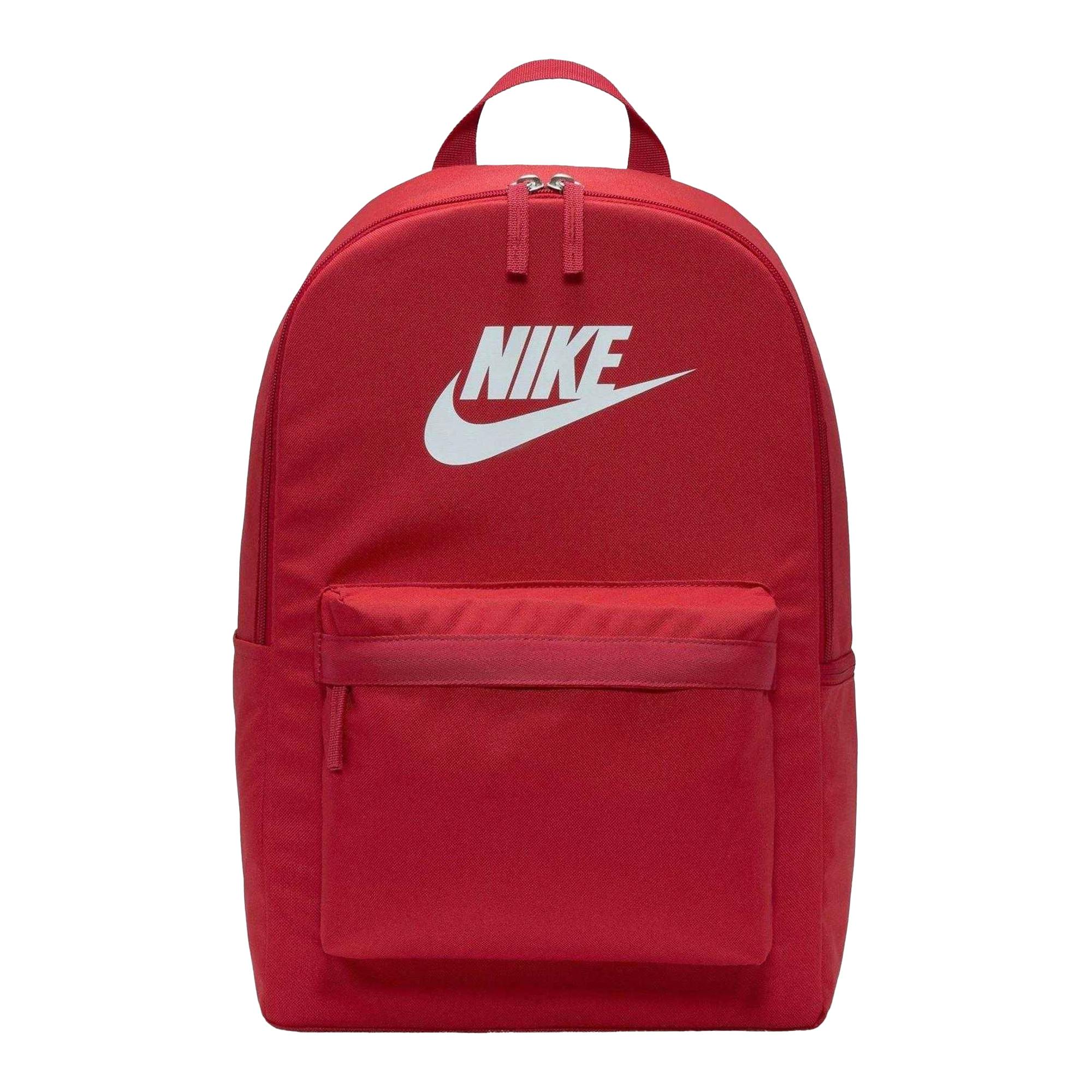 Nike Red Heritage Logo Backpack - Crimson - One Size - Crimson