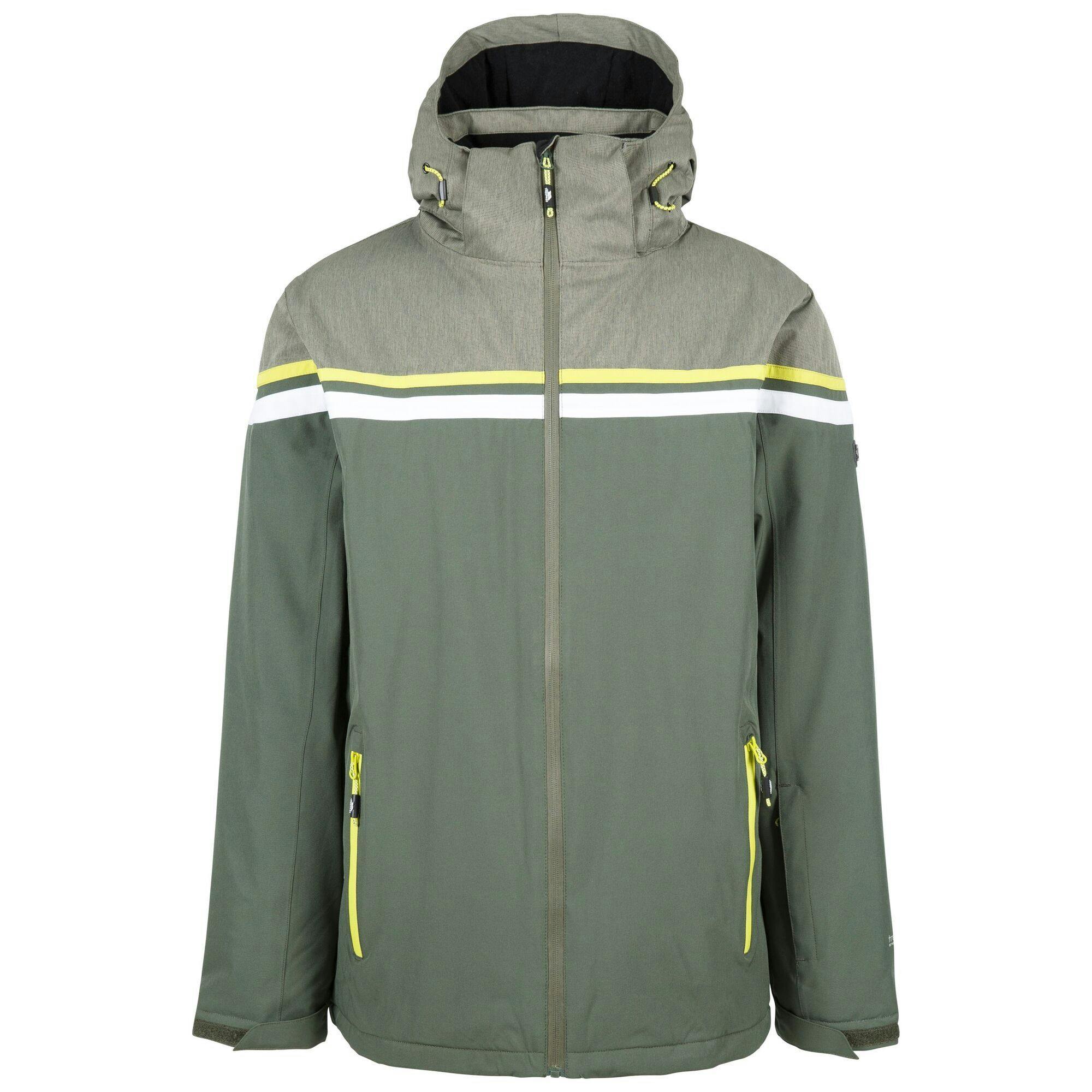Trespass Men's Dexy Ski Jacket - Ivy - Xl - Ivy - 94% Polyester/6% Elastane