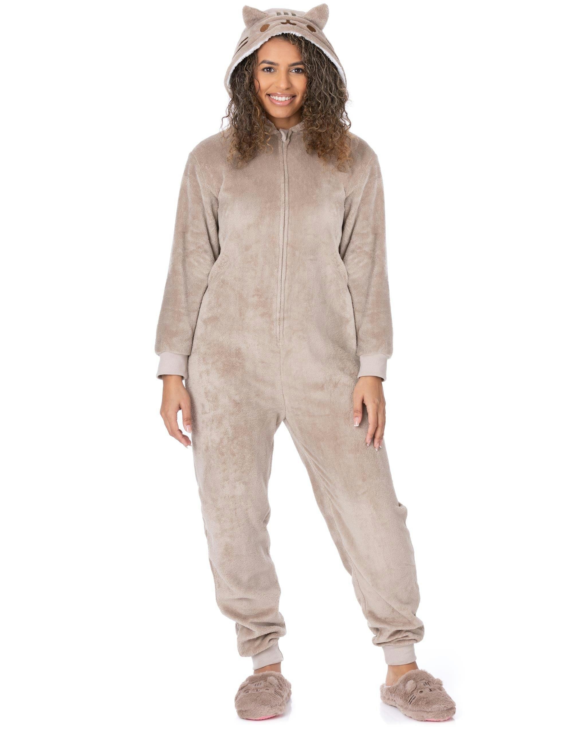 Vanilla Underground Women's Brown Pusheen Pusheen The Cat Onesie - Small