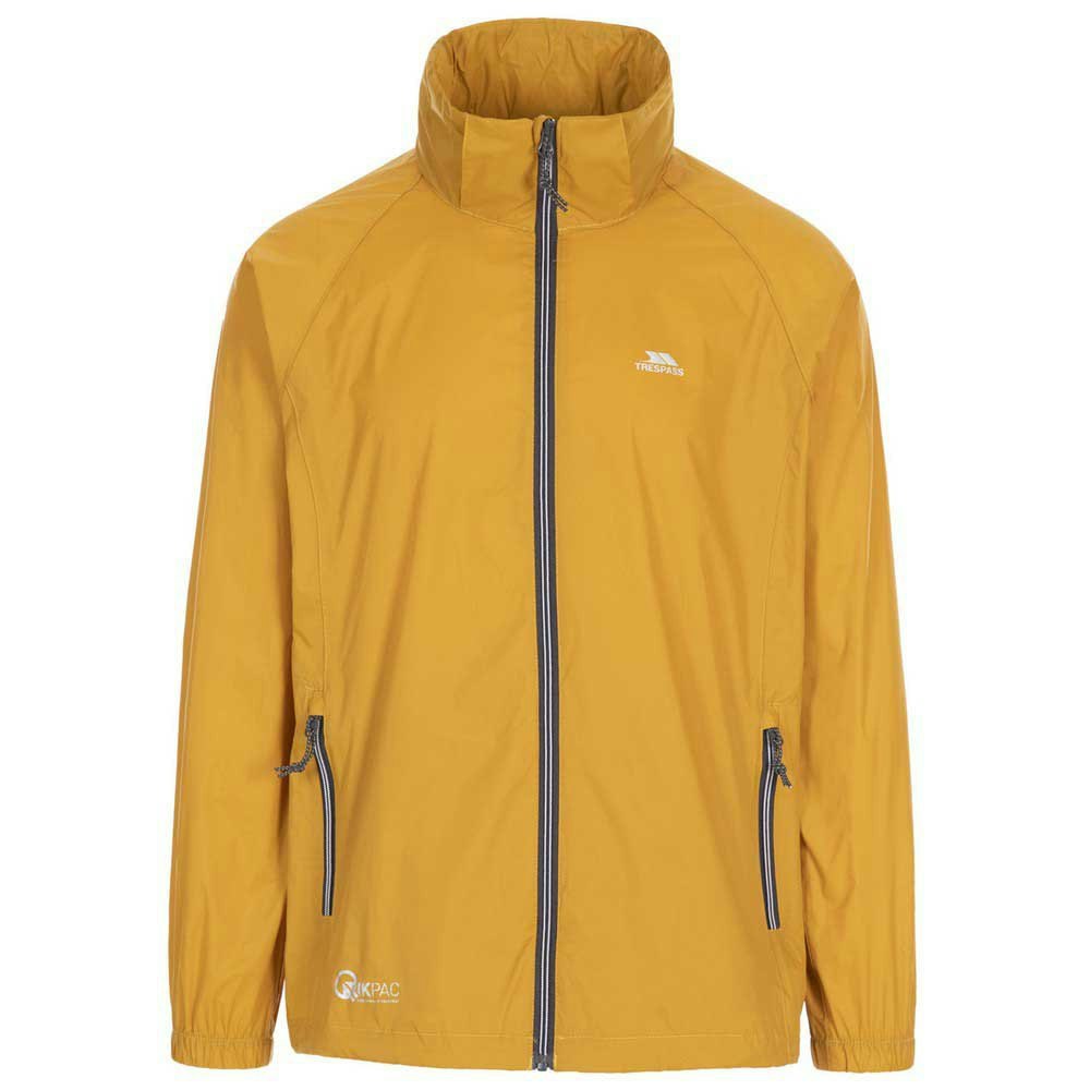 Trespass Unisex Yellow Qikpac X Packaway Jacket - Maize - Maize - Xxl