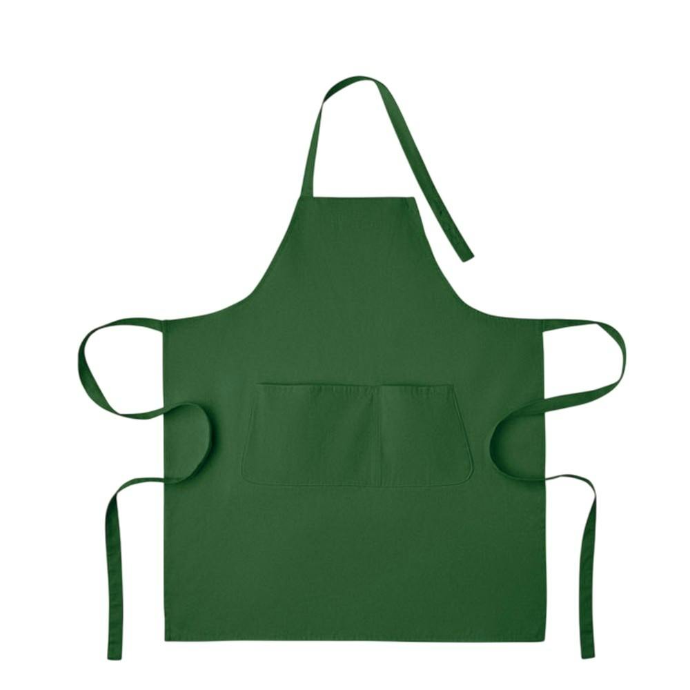 Rackhams Dark/Green Gamma Organic Cotton Bib Apron - One Size - 100% Mixed