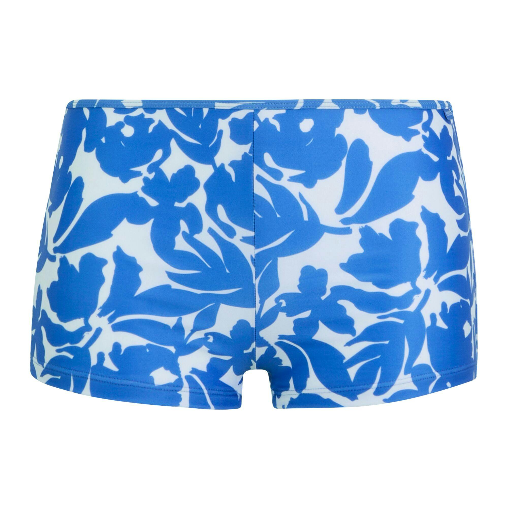 Regatta Women's Blue Aceana Fleur Bloom Bikini Shorts - 8 Uk - 85% Recycled Polyester/15% Elastane