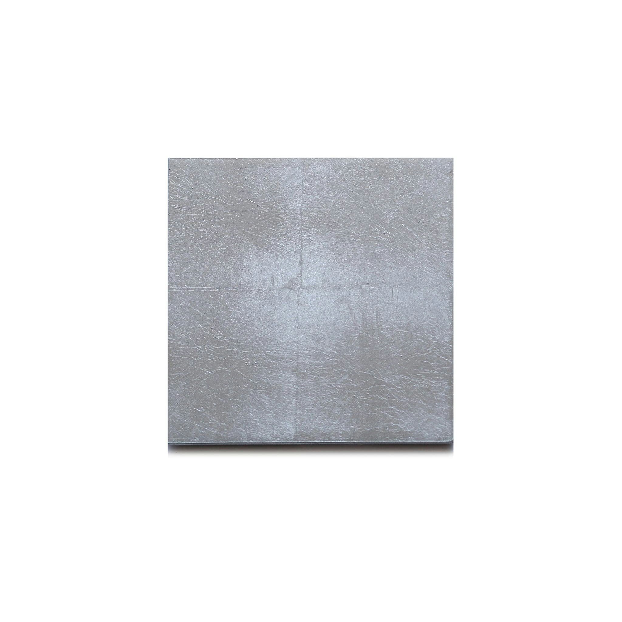 Posh Trading Company Silver Leaf Coaster - Chic Matte