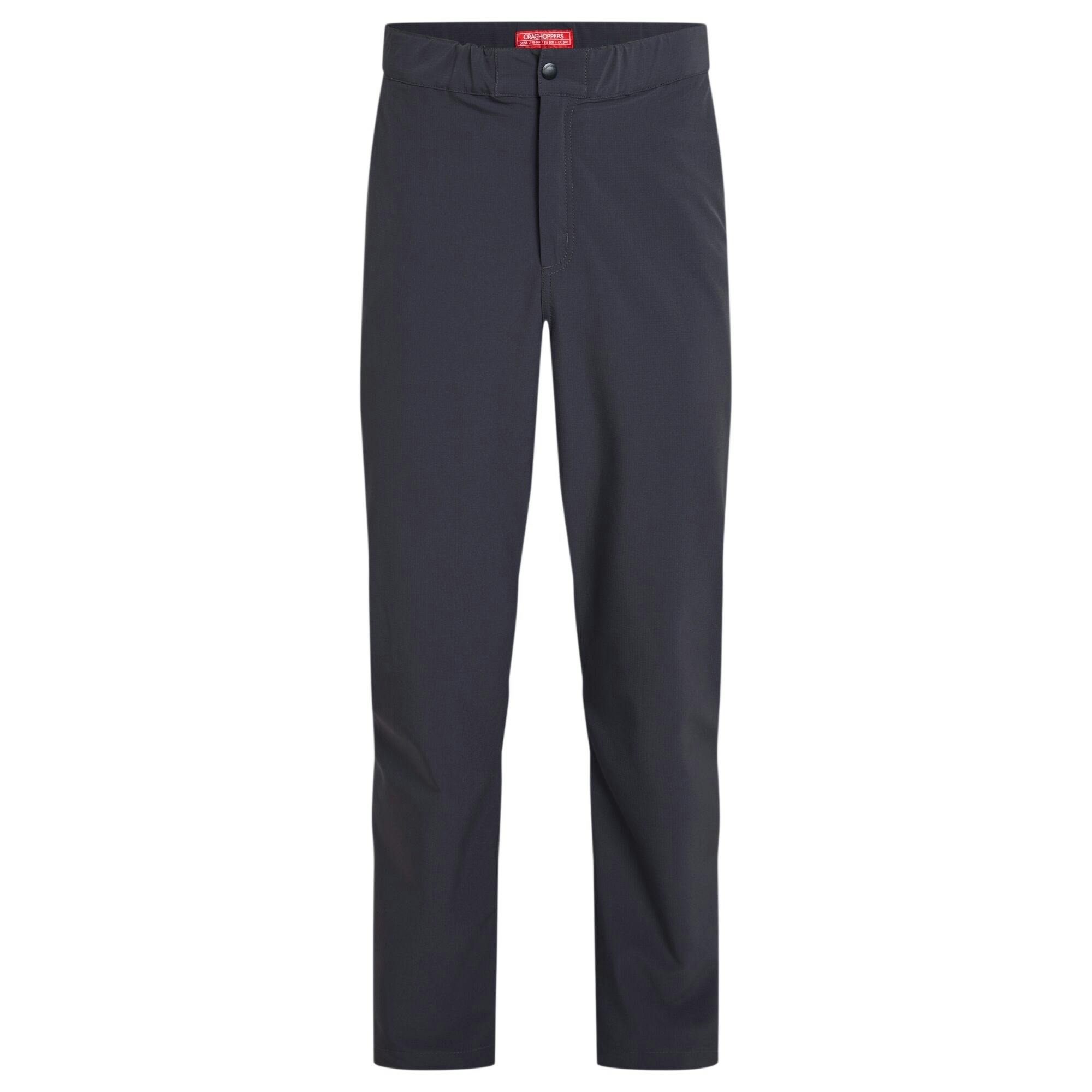 Craghoppers Men's Dark Socco Nosilife Trousers - Iron - 34R - Iron - 91% Recycled Polyester/9% Elastane