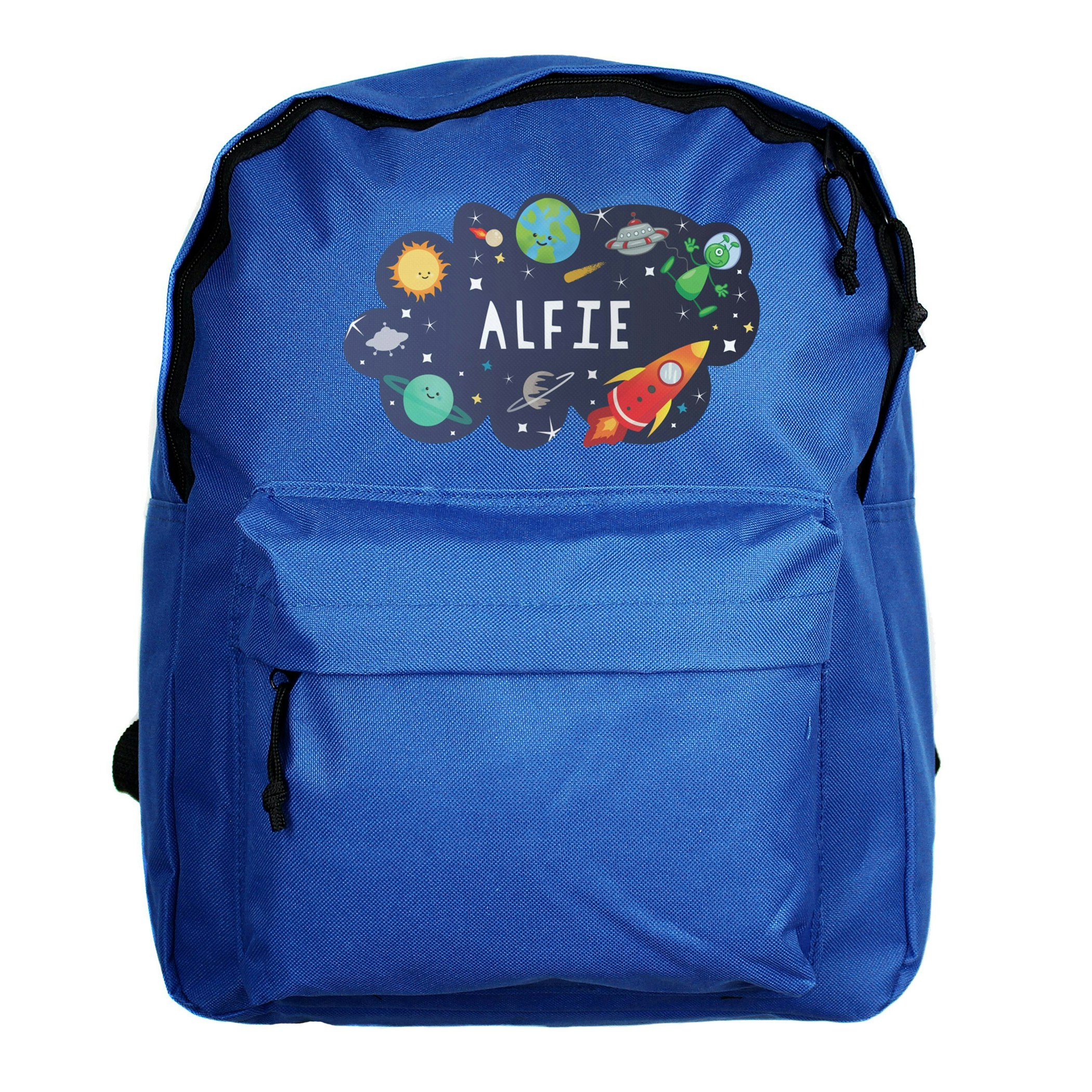 Personalised Memento Company Blue Personalised Space Backpack