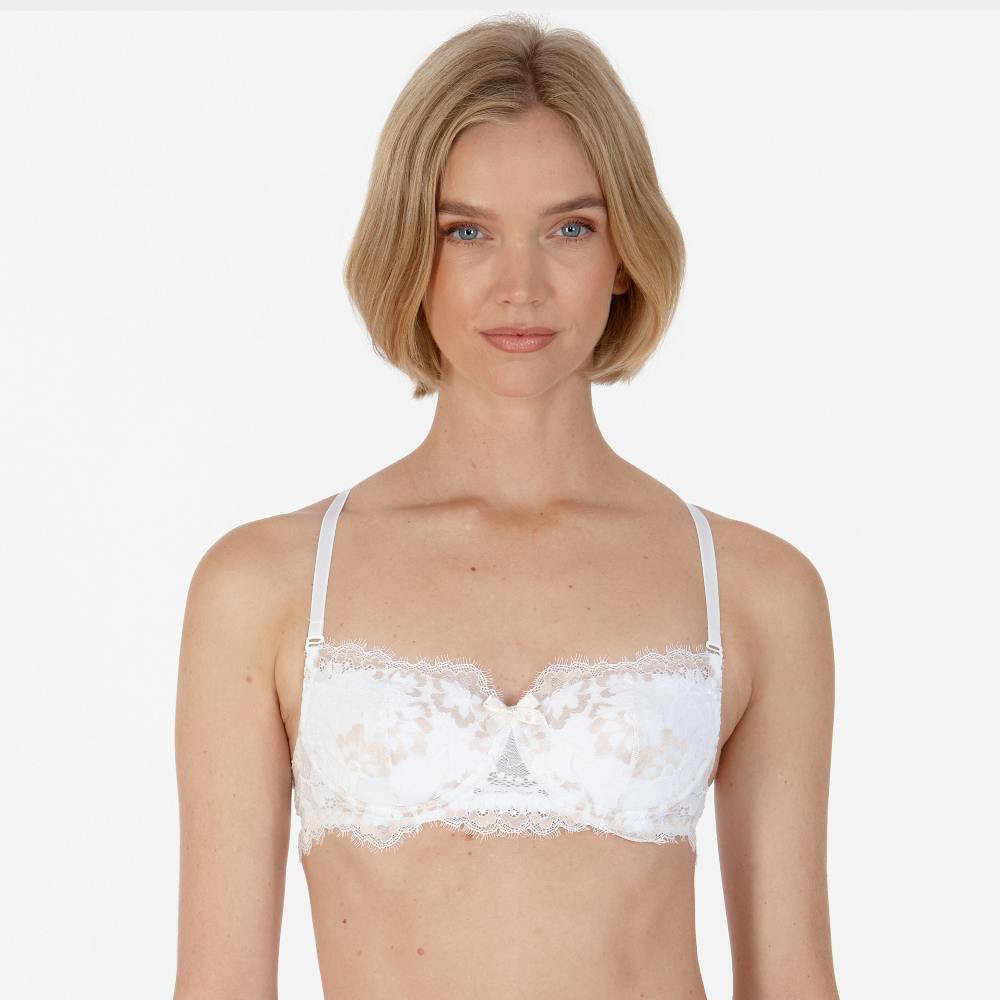 Little Women Women's White Little Serenity Underwired Multiway Fixed Padded Bra - 40Aa