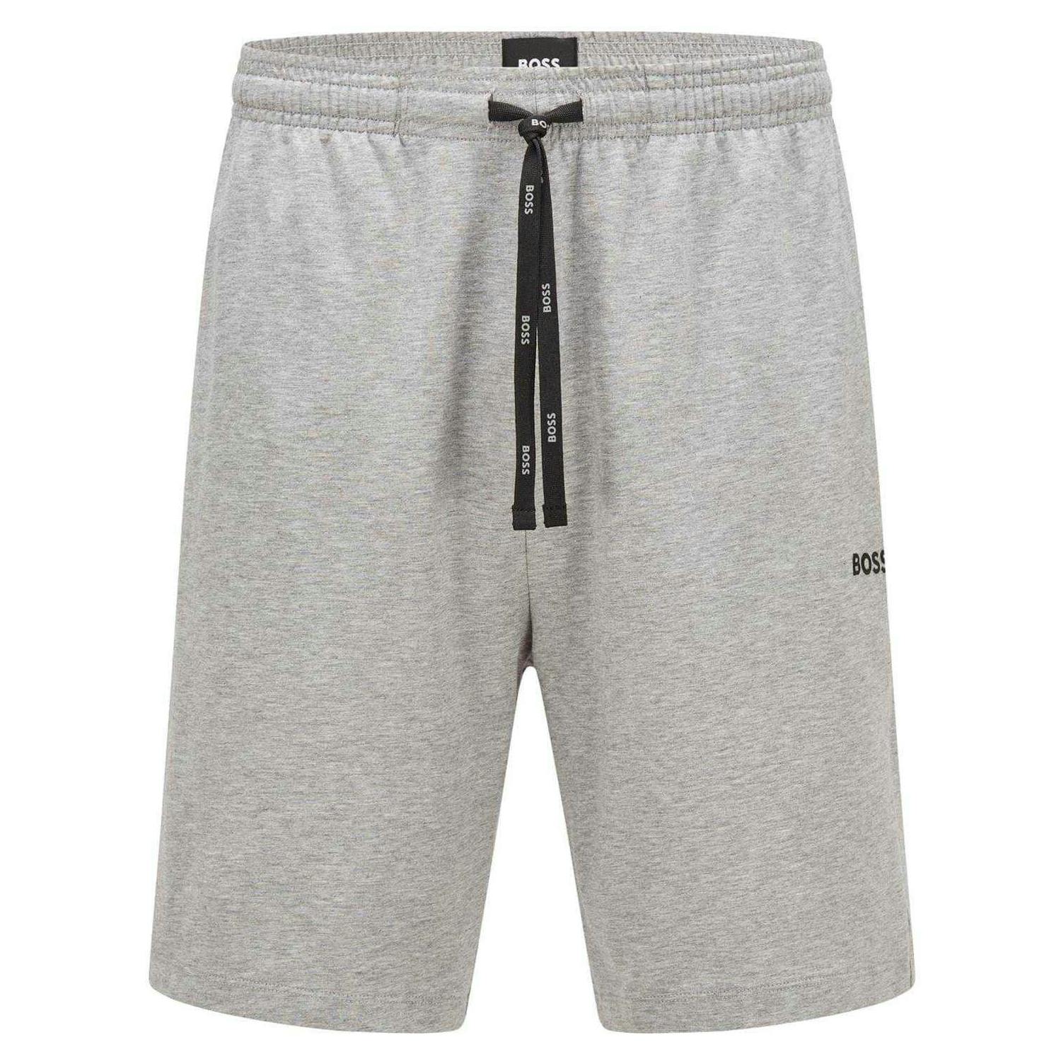 Boss Men's Grey Regular Jersey Shorts - Medium - Xxl - Medium - 100% Mixed