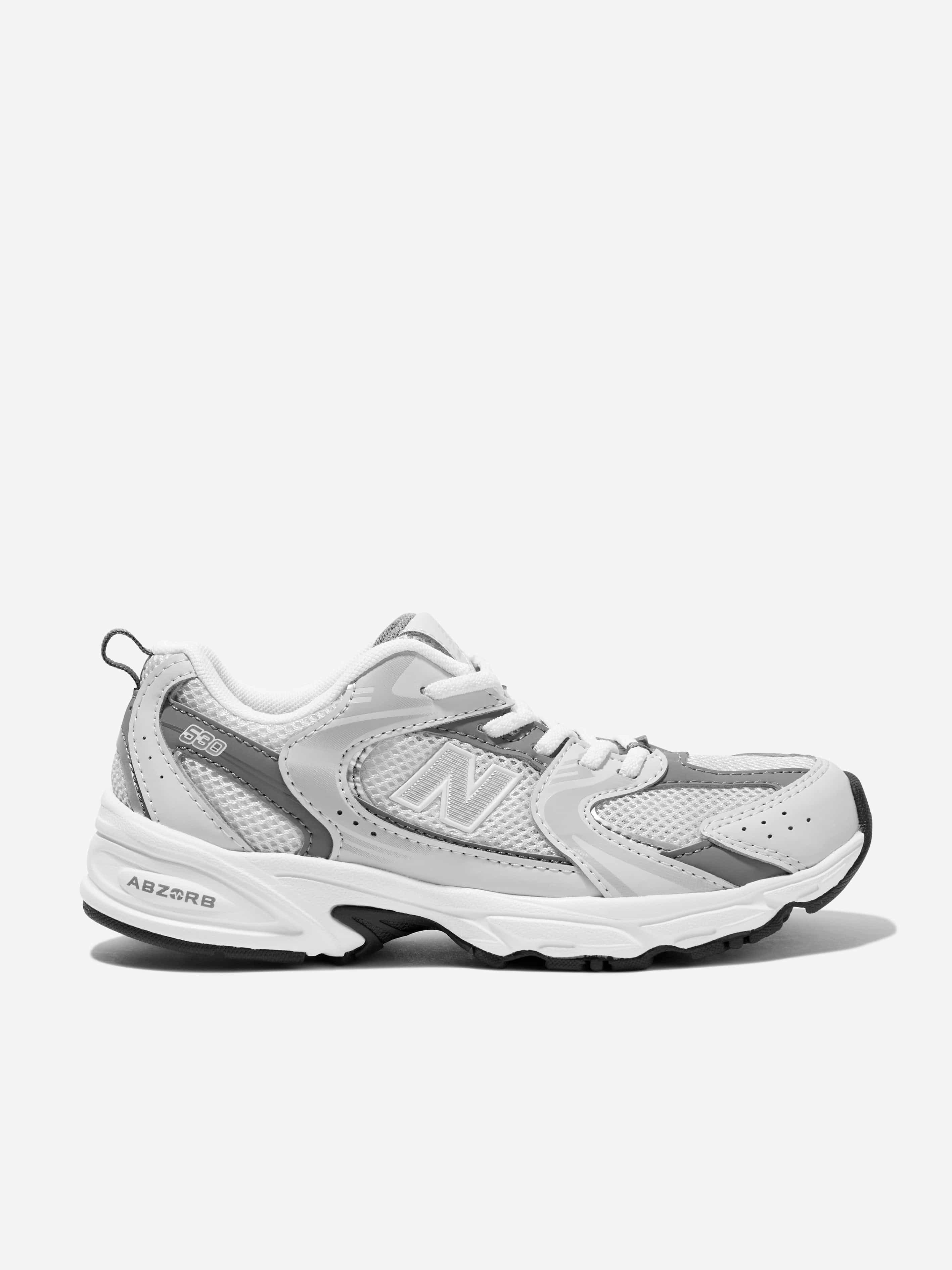 New Balance Unisex Kids Grey Kids 530 Trainers In - Eu 38.5 Uk 5.5 - Us 6