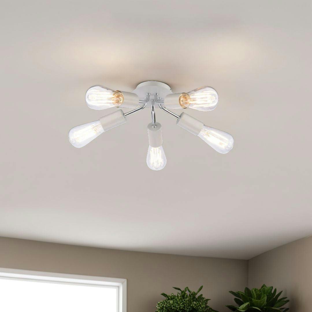 Pagazzi Lighting Light Pagazzi Ing Innes 5 Semi Flush Ceiling