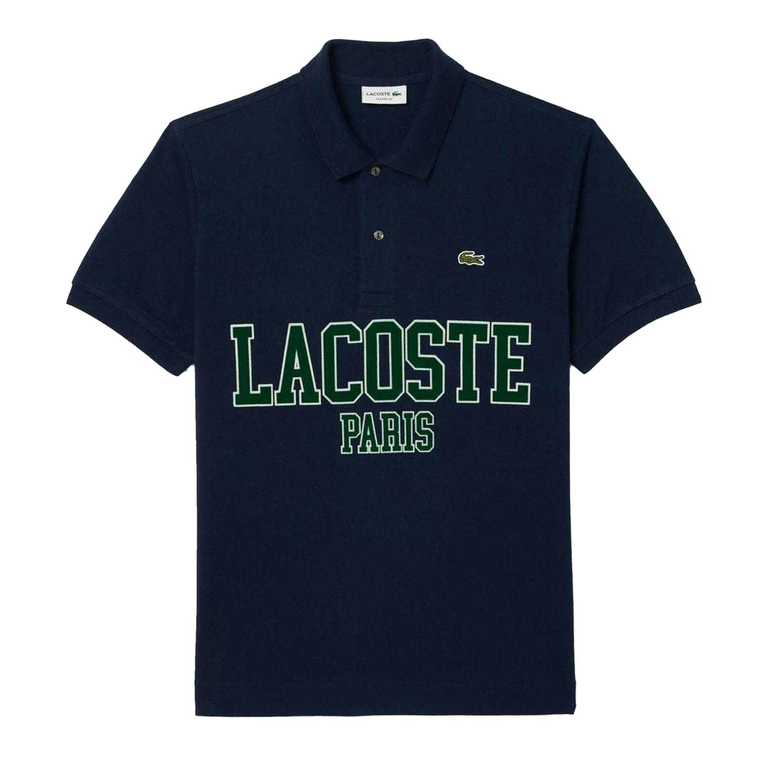 Lacoste Men's Blue Pique Classic Polo Shirt - Xl - 100% Pique Cotton