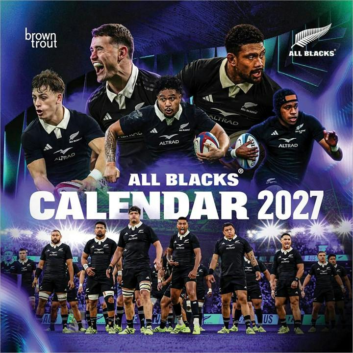 All Blacks Calendar 2027, Wall Calendars, Month To View, Sports, Gift - Image 4