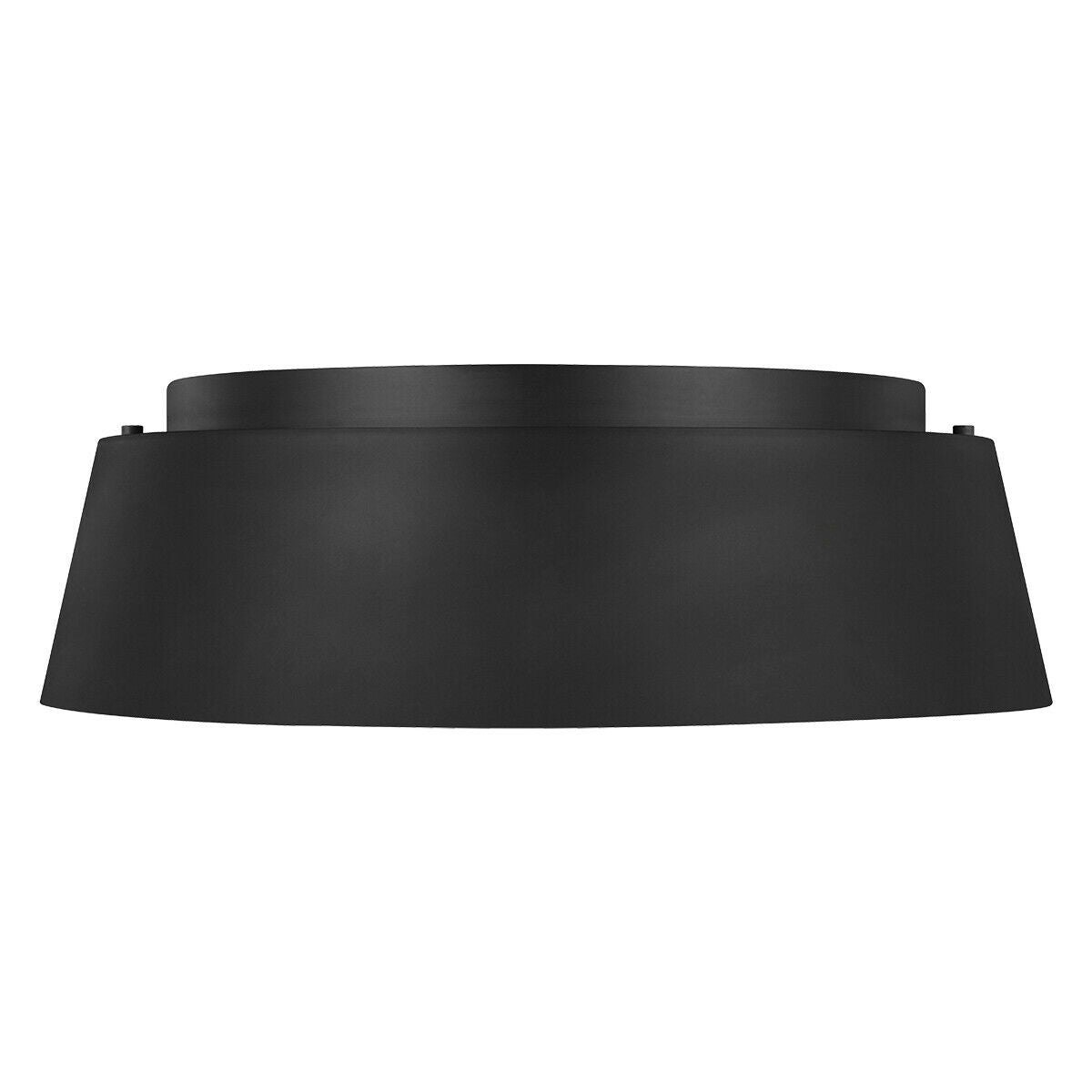 Rackhams Light/Black Bulb Flush Low Ceiling Midnight Led E14 60W Bulb Size 3