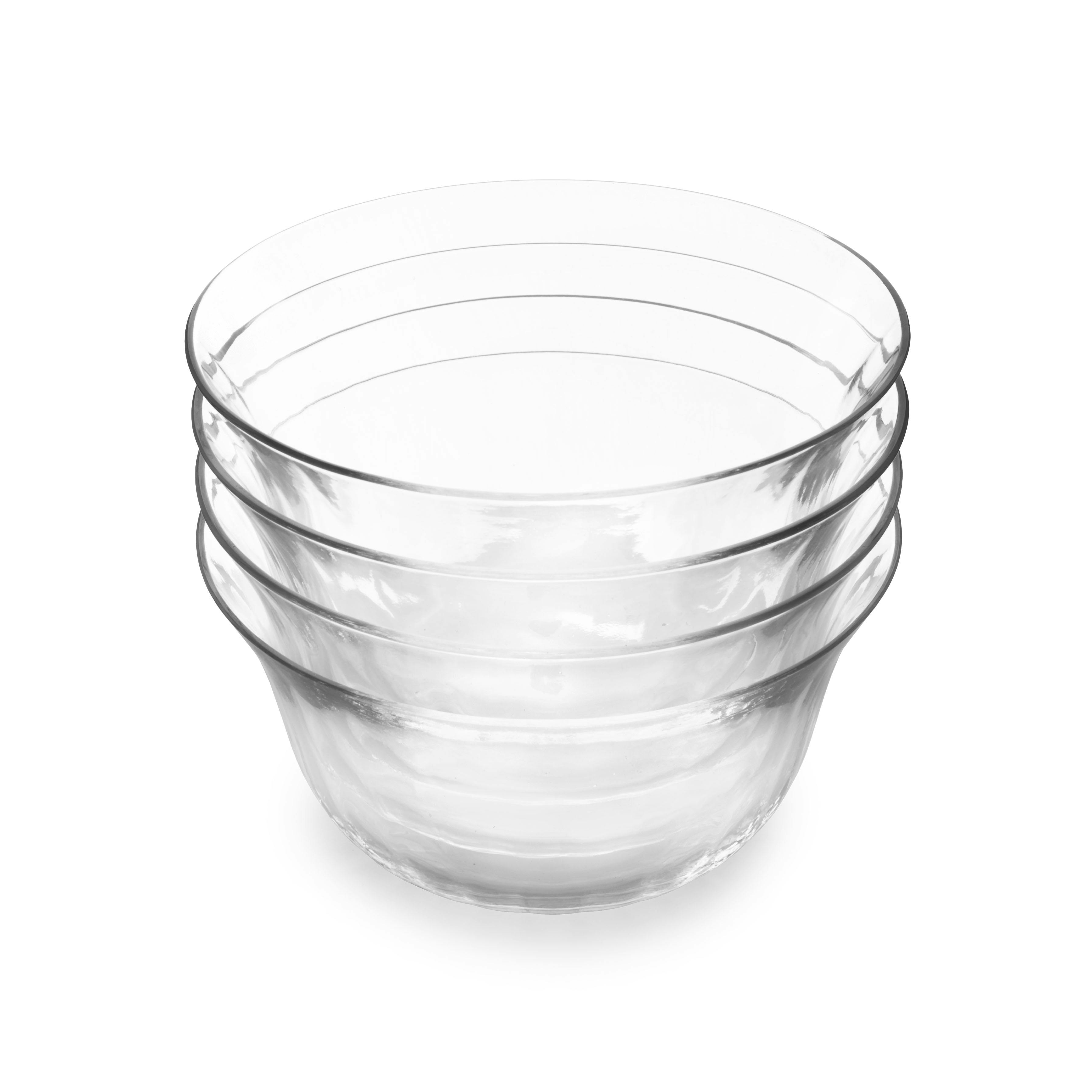 Jamie Oliver Unisex Clear Set Of 4 Big Love Glass Dreamy Dessert Dishes - Image 4