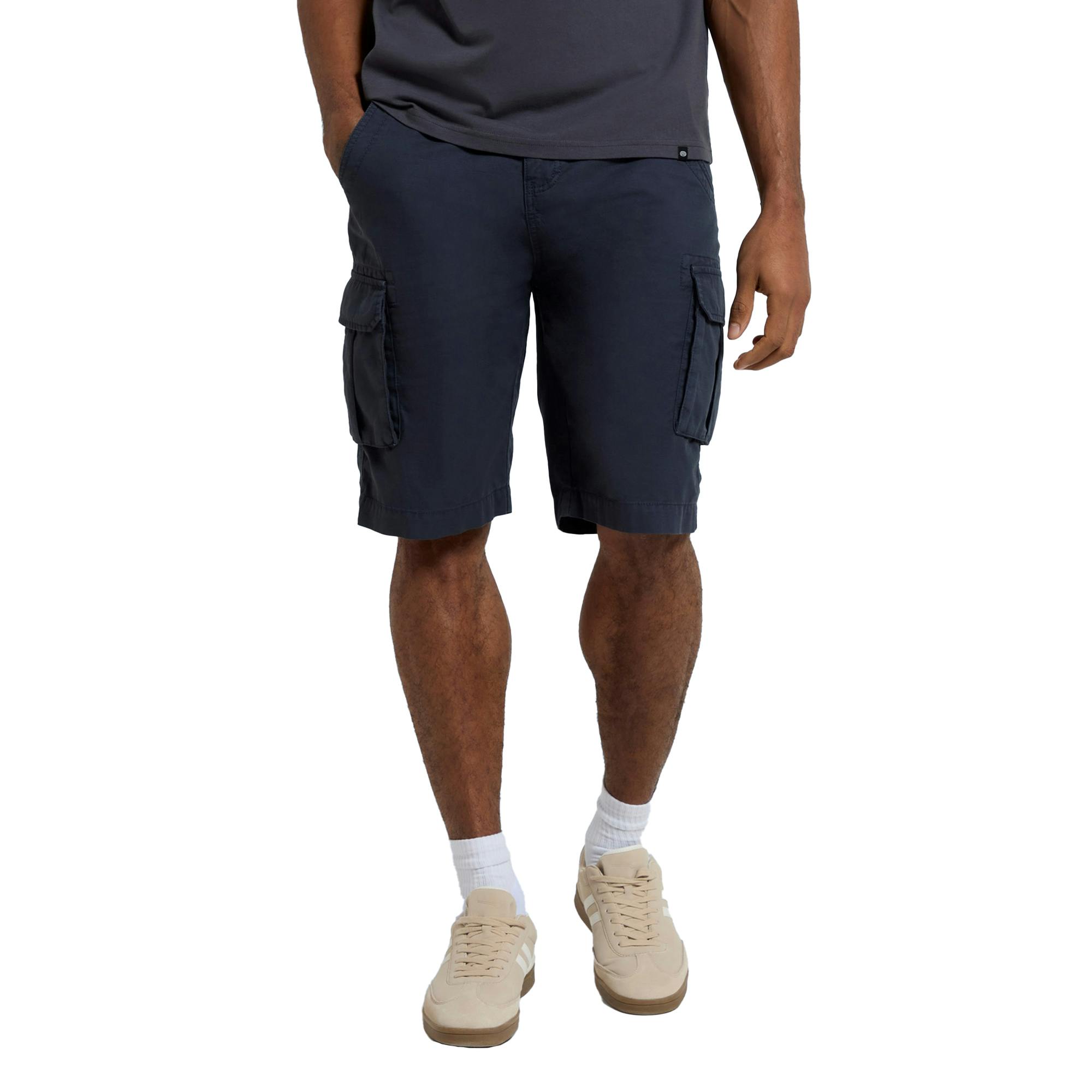 Animal Men's Haze Organic Cargo Shorts - Navy - 42R - Navy - 100% Organic Cotton