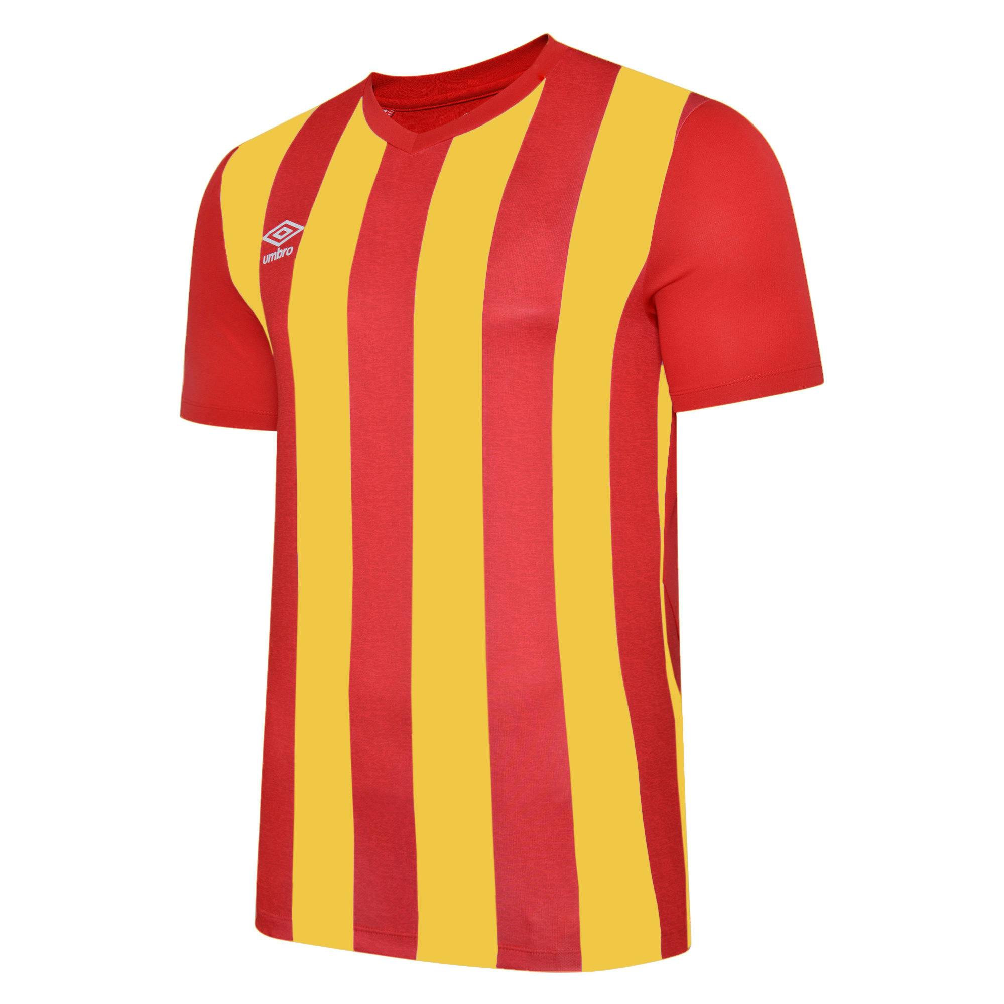 Umbro Men's Yellow Ramone Jersey - Vermillion/ - Xxl - Vermillion/ - 100% Polyester
