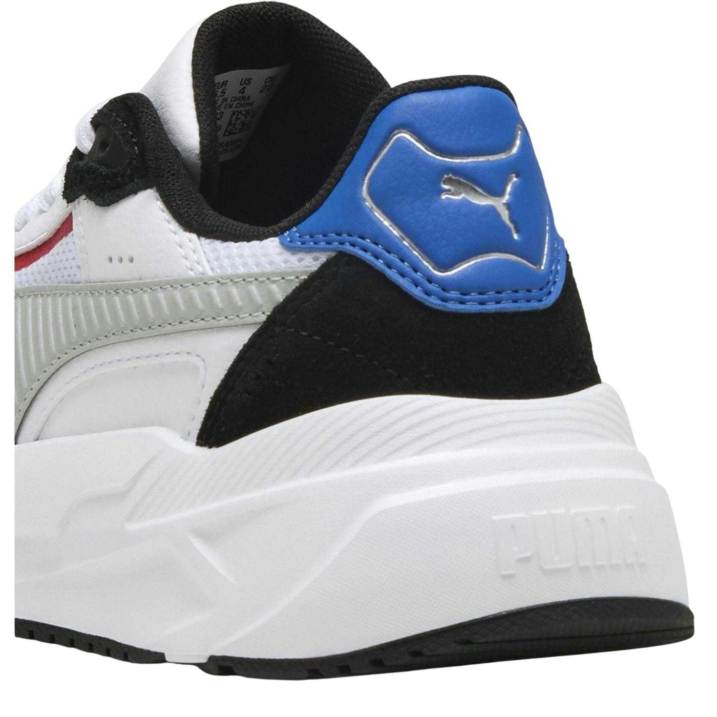 Puma White/Grey Kids Trinity Trainers - 5 Uk - 100% Mixed