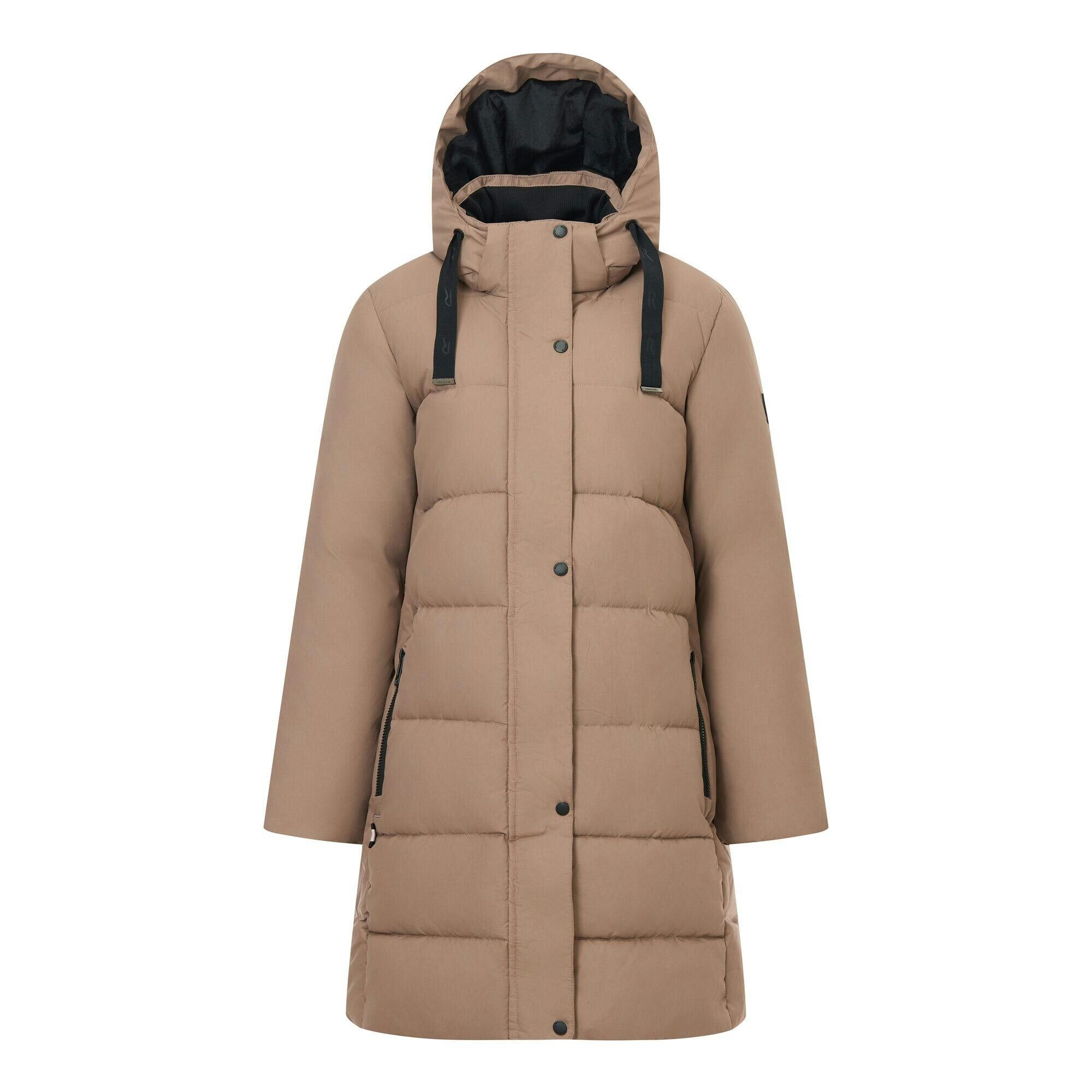 Regatta Women's Black Eryn Padded Jacket - Mocha/ - 8 Uk - Mocha/ - 100% Mixed