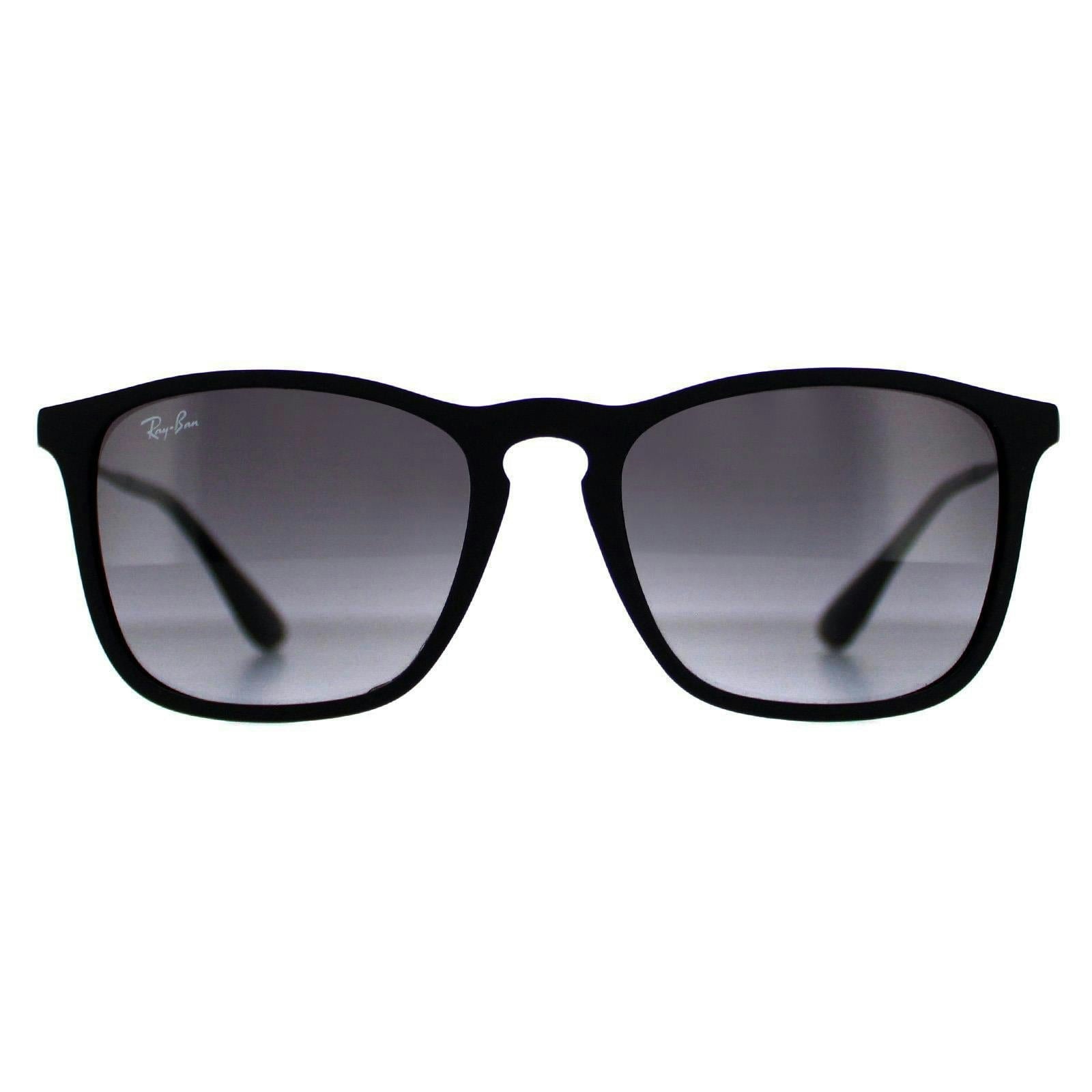 Ray-Ban Man Sunglass Chris - Frame color: Rubber Black, Lens color: Grey Gradient - Image 13