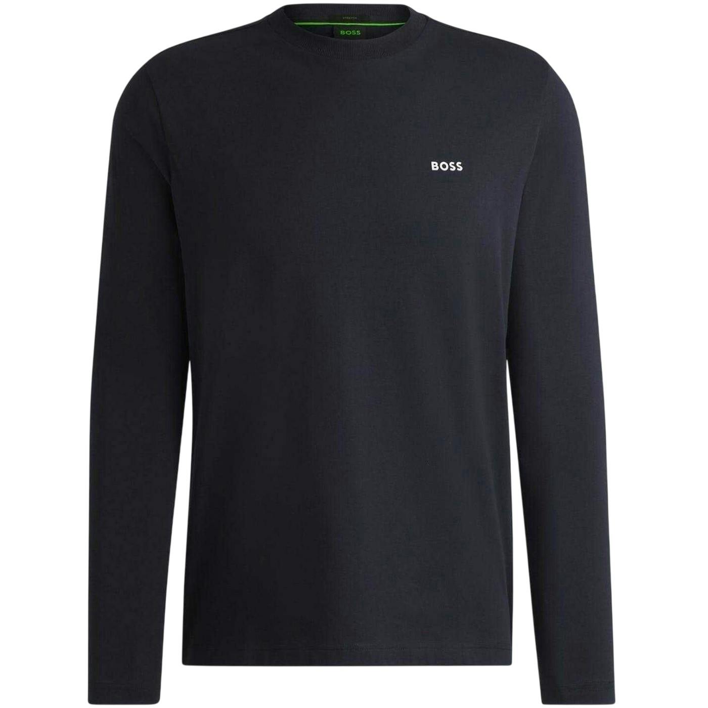 Boss Men's Dark/Blue Classic Logo Regular T-Shirt - Xl - 95% Cotton/5% Elastane