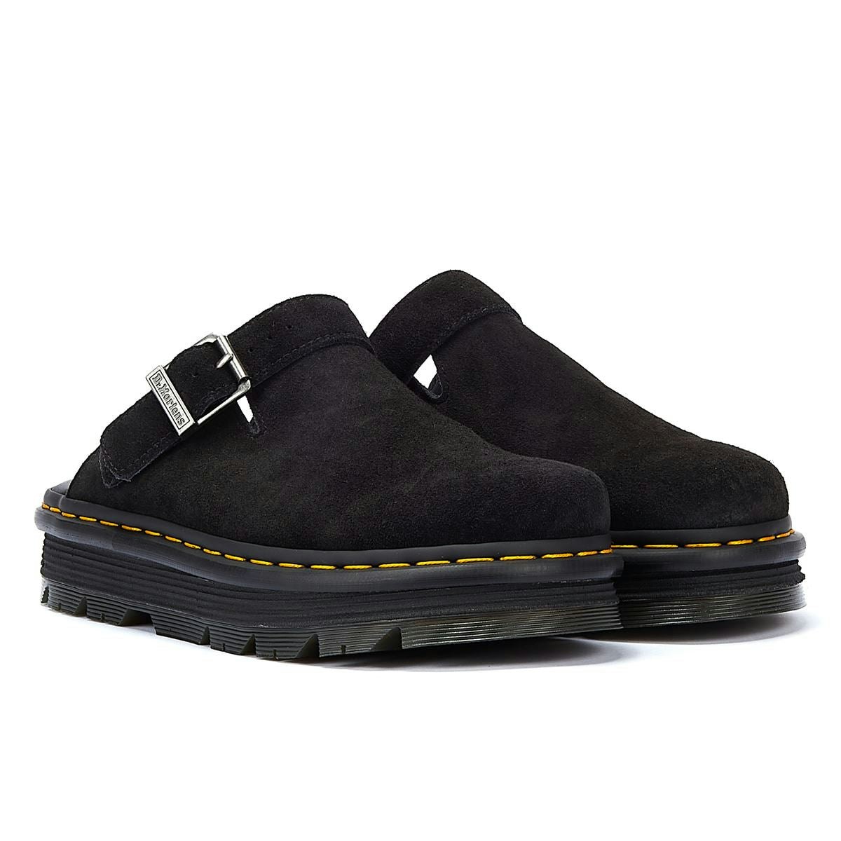 Dr. Martens Black - 31657001 Un Zebzag Mule E.h. Suede - Size 6